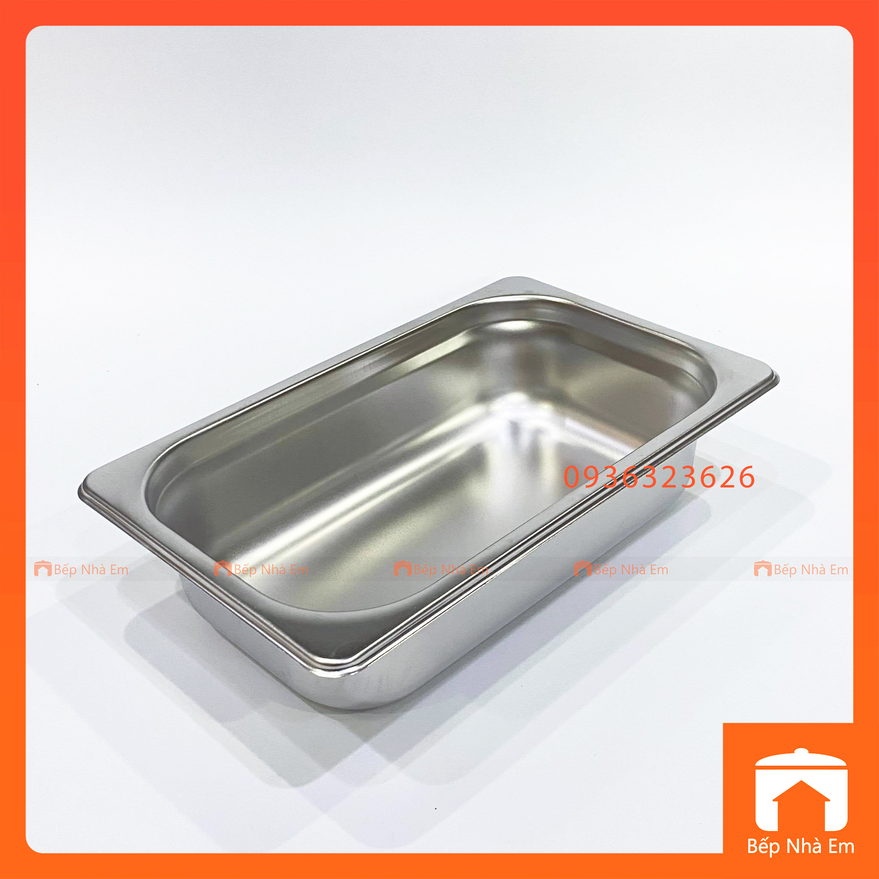 Khay Buffet, Khay Thạch, Khay GN 1/4 Dùng Cho Nhà Hàng, Khách Sạn (Inox 304) - Hàng Nhập Khẩu Cao Cấp
