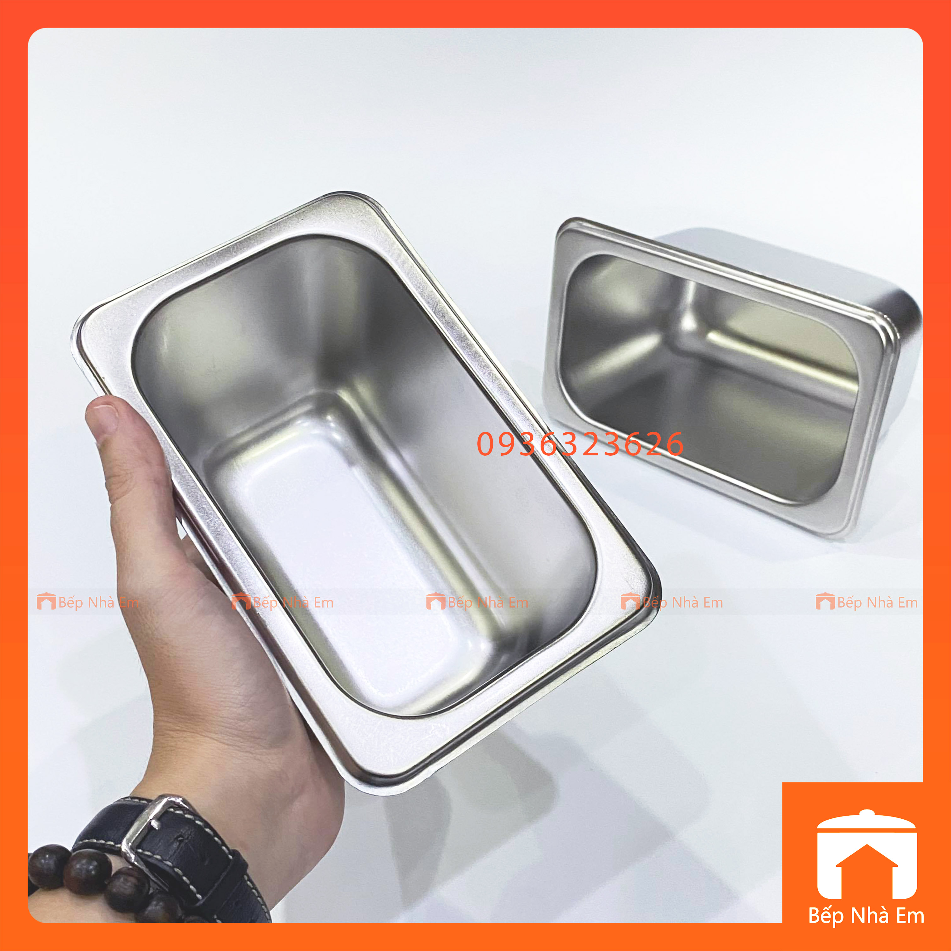 Khay Buffet, Khay Thạch, Khay GN 1/9 Dùng Cho Nhà Hàng, Khách Sạn (Inox 304) - Hàng Nhập Khẩu Cao Cấp