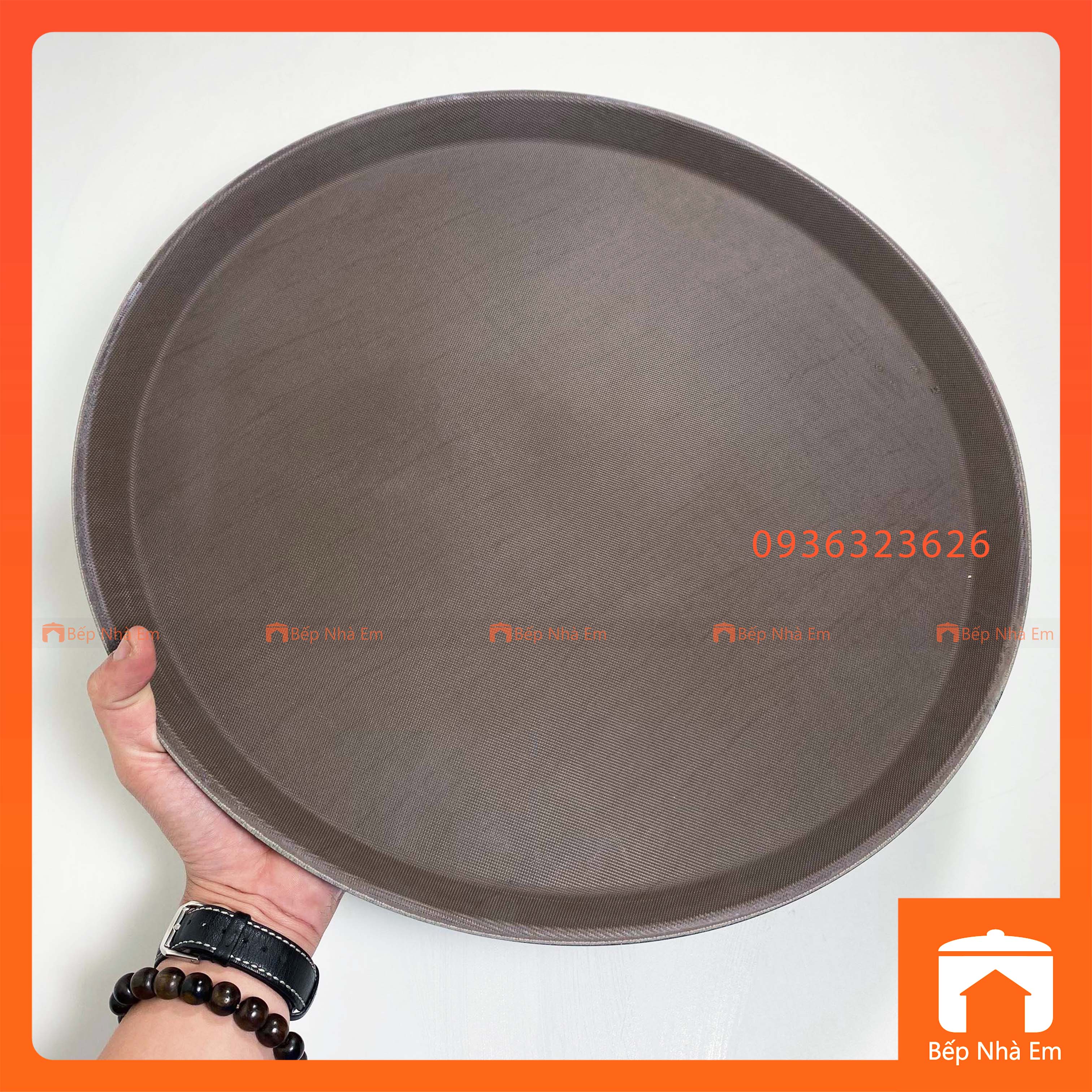 Khay Chống Trượt Tròn Nhiều Nhiều Size 28 - 36 - 40cm - Hàng Cao Cấp