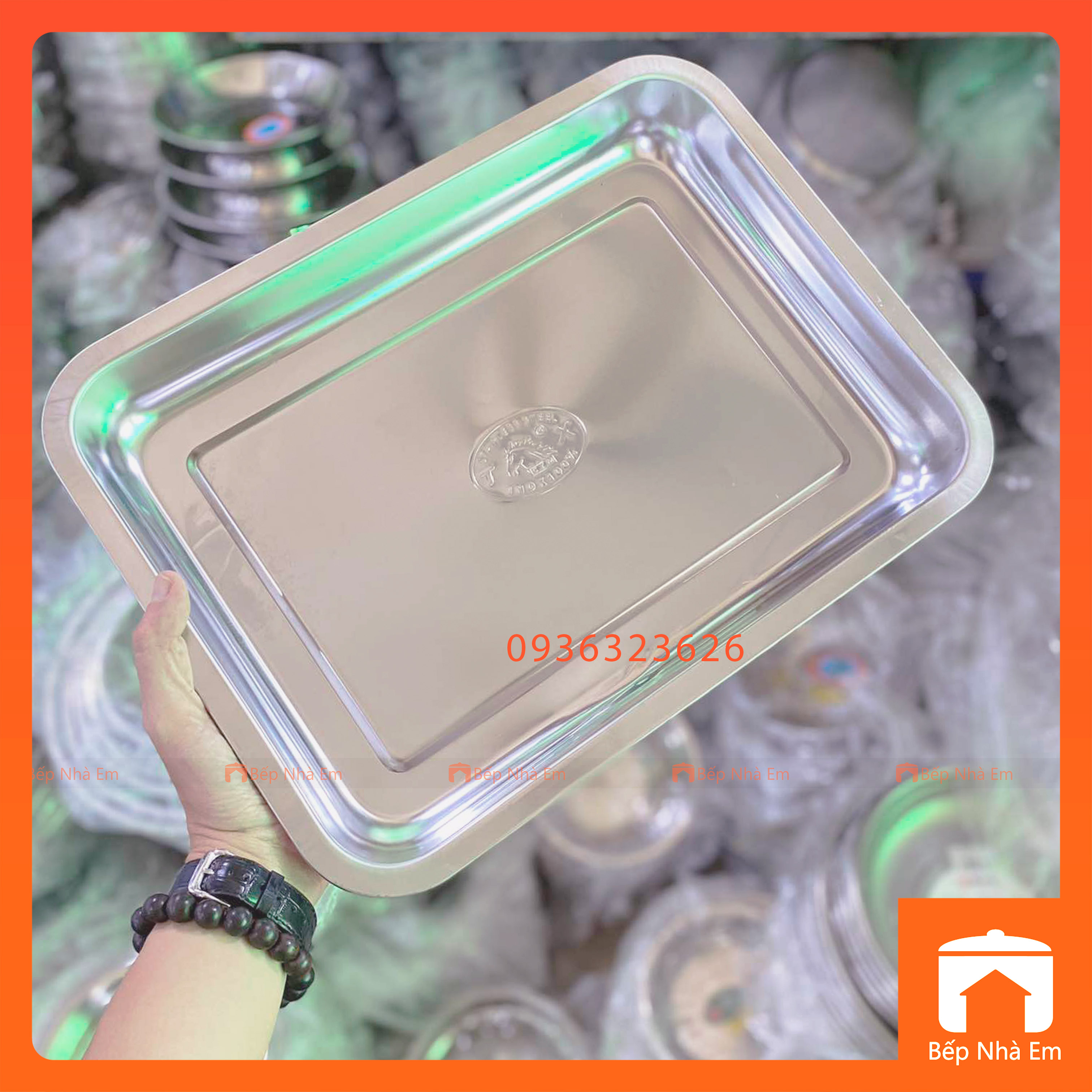 Khay Sâu Inox Không Gỉ Nhiều Size - Hàng Nhập Khẩu Phổ Thông