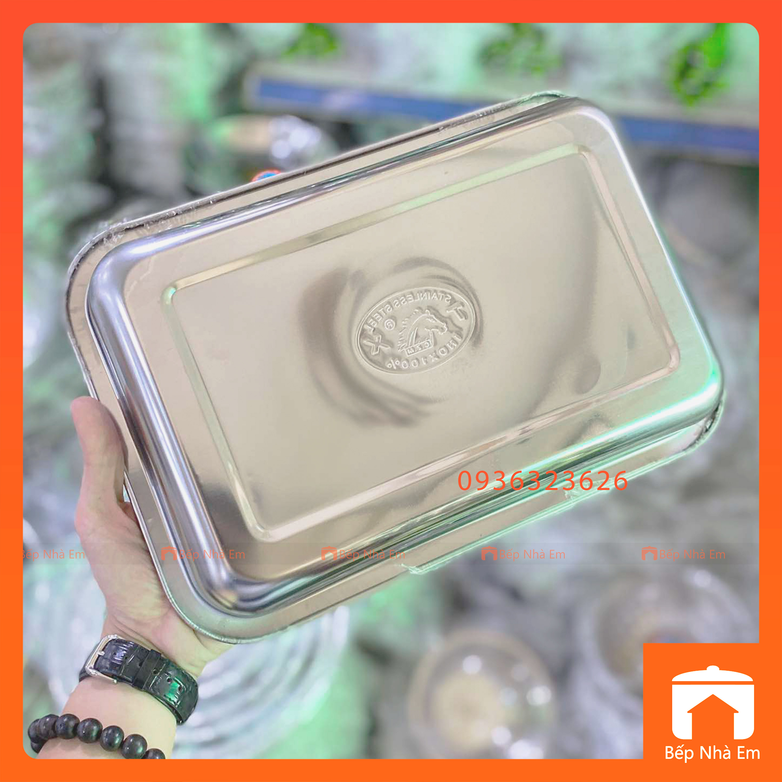 Khay Sâu Inox Không Gỉ Nhiều Size - Hàng Nhập Khẩu Phổ Thông
