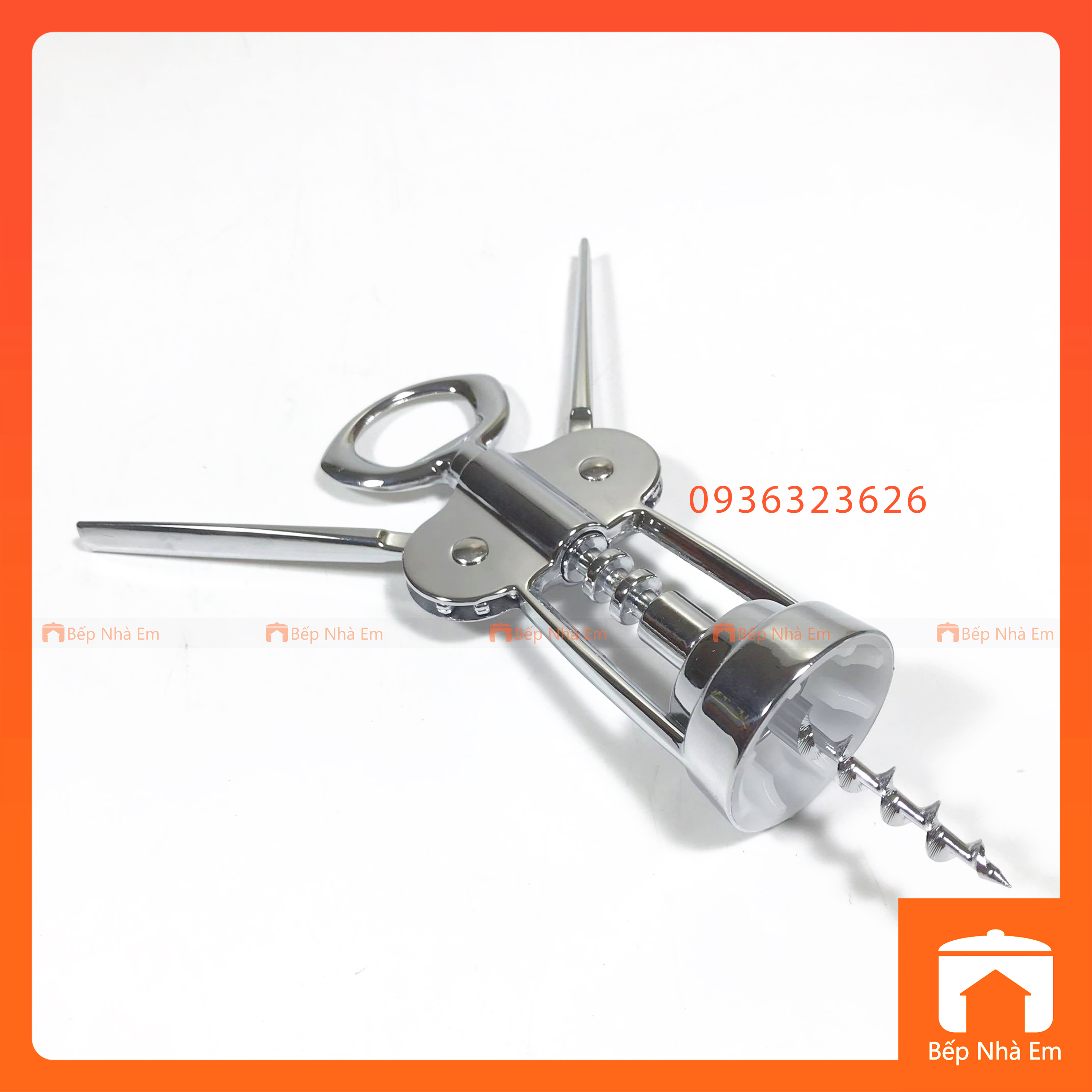 Dụng Cụ Khui Rượu Vang Inox Cao Cấp