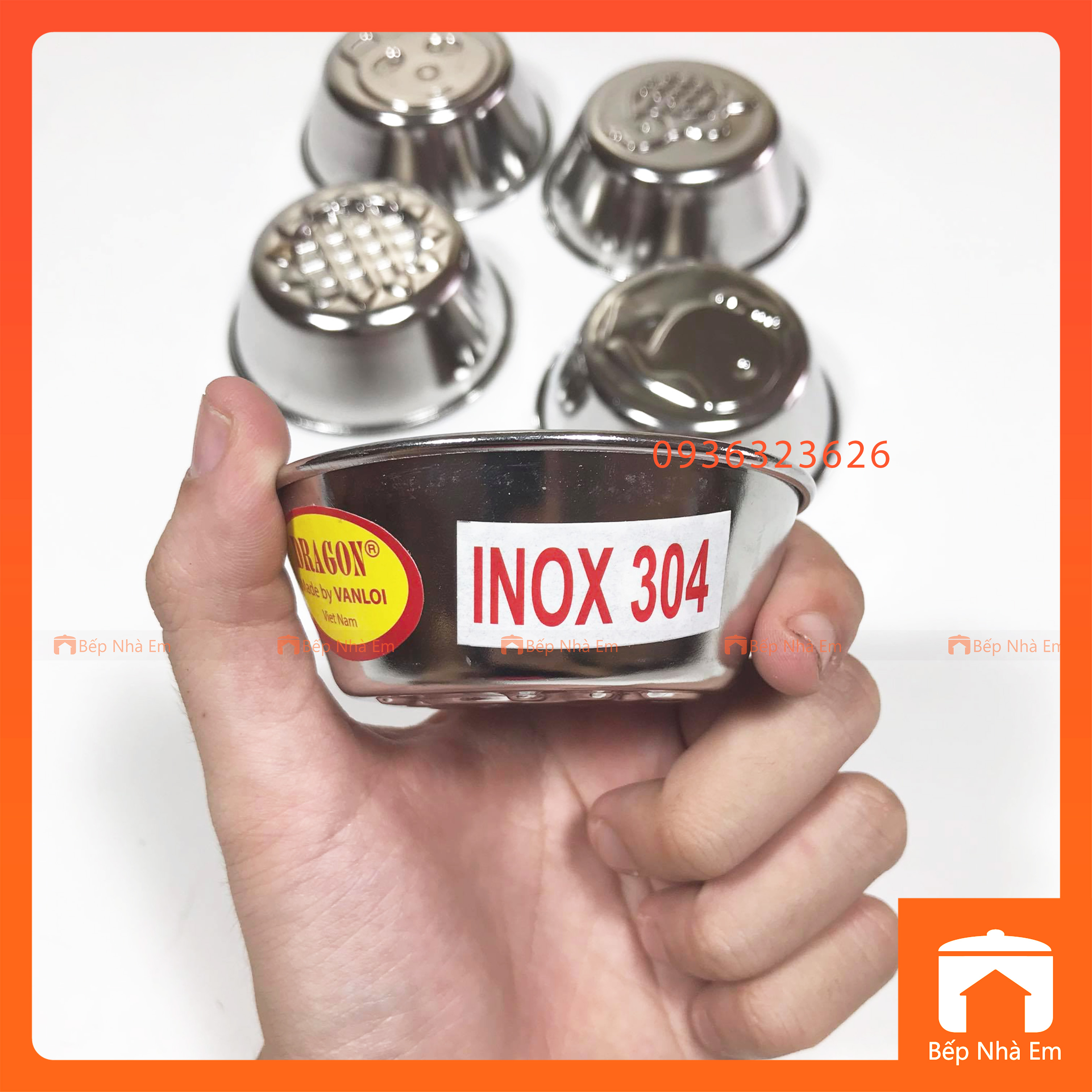 Bộ 5 Khuôn Bánh Flan - Khuôn Rau Câu Hình Thú Inox Cao Cấp - Hàng Việt ...