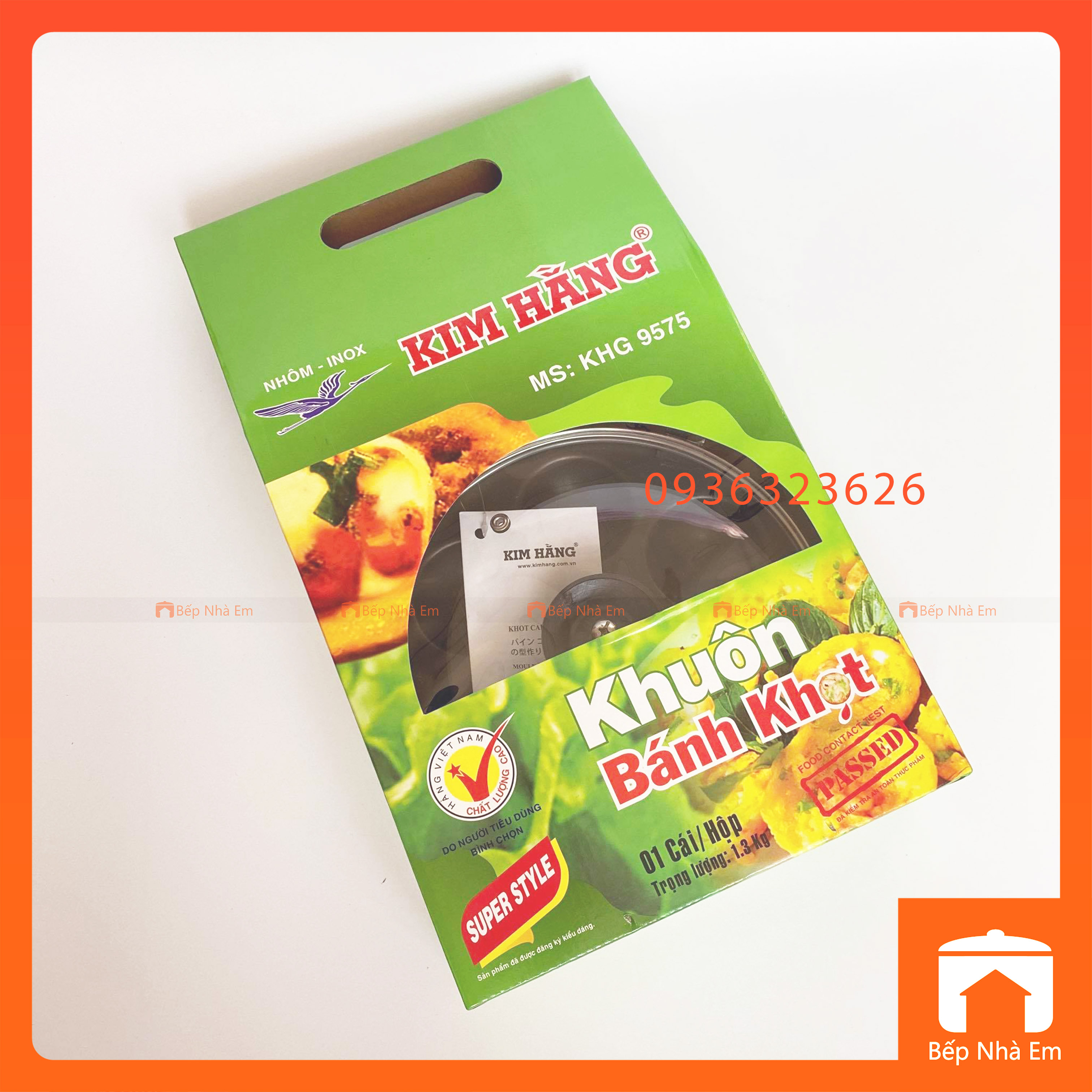 Khuôn Bánh Khọt Chống Dính Kim Hằng Cao Cấp - Hàng Việt Nam Sản Xuất