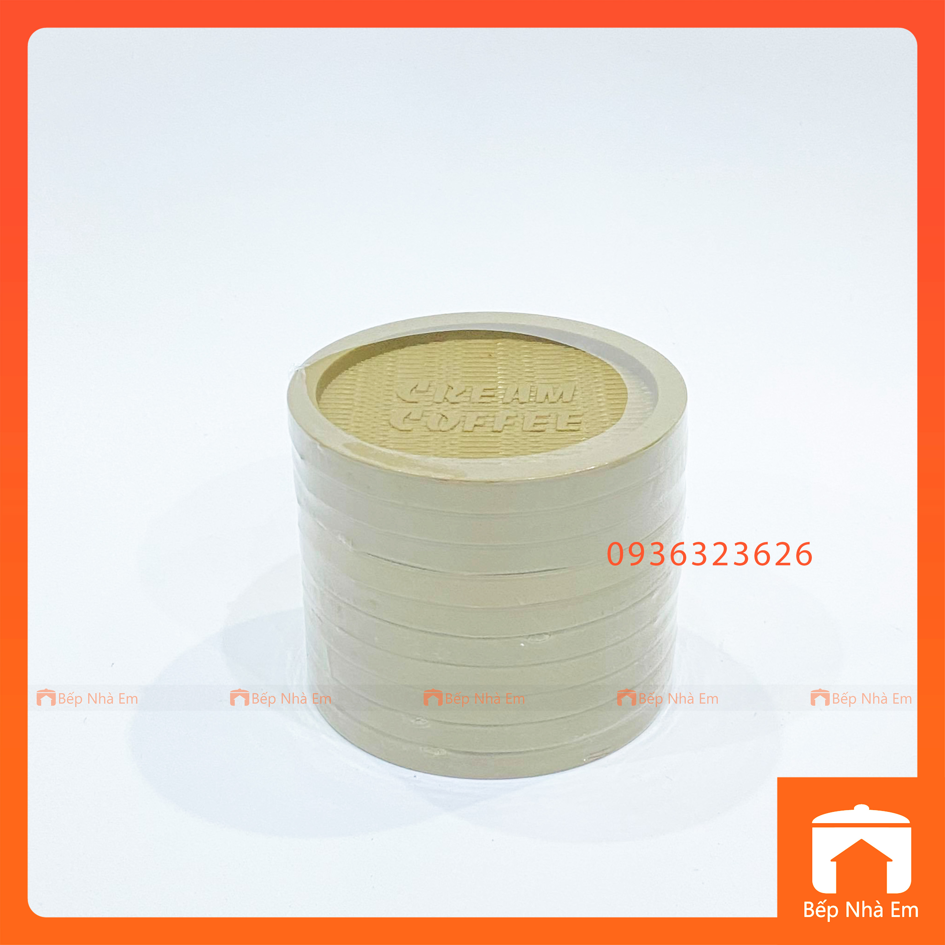 Bộ 10 Miếng Lót Ly Nhựa Tiện Dụng - Hàng Việt Nam Sản Xuất