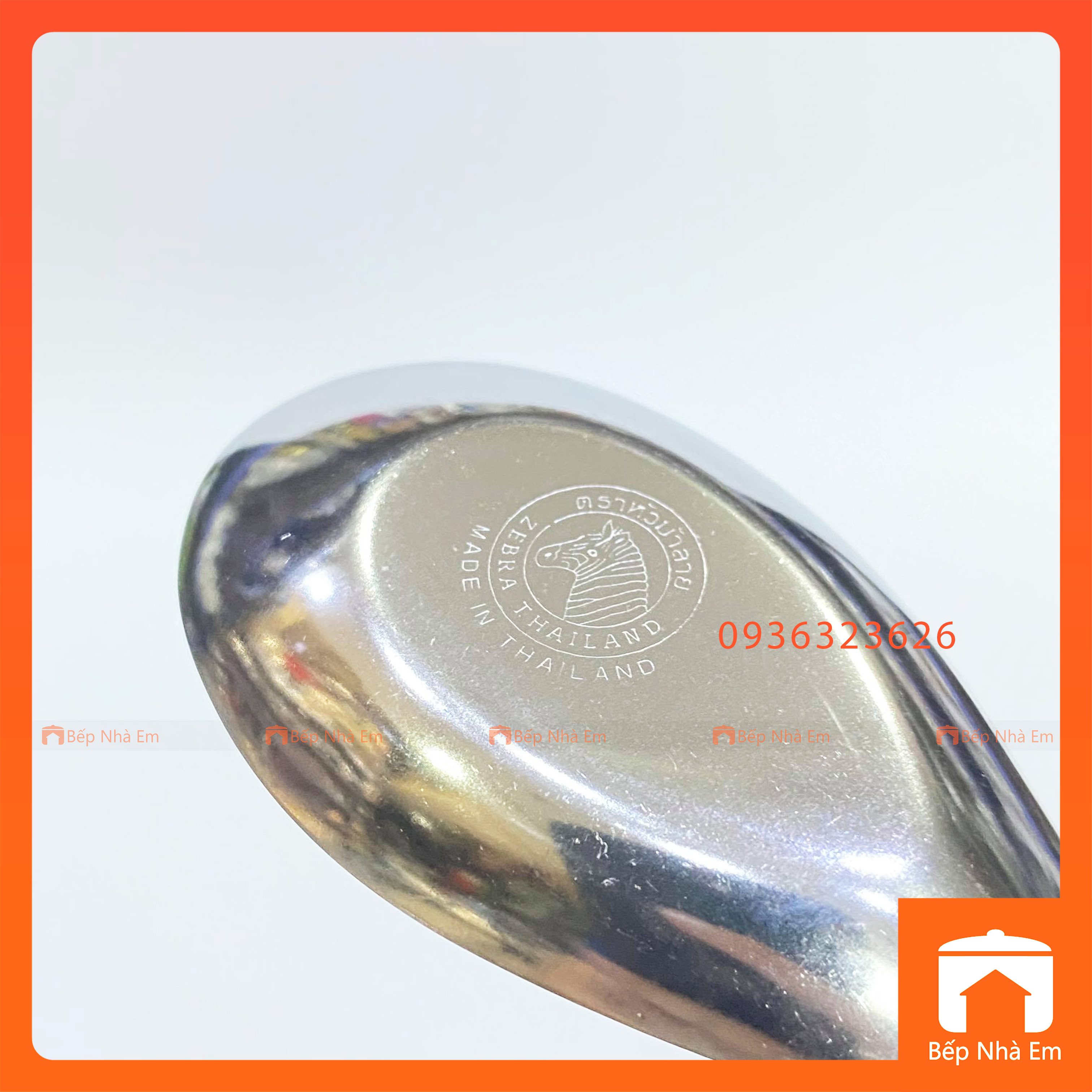 Bộ 6 Muỗng Inox Cao Cấp Zebra Nhiều Size - Hàng Nhập Khẩu Thái Lan