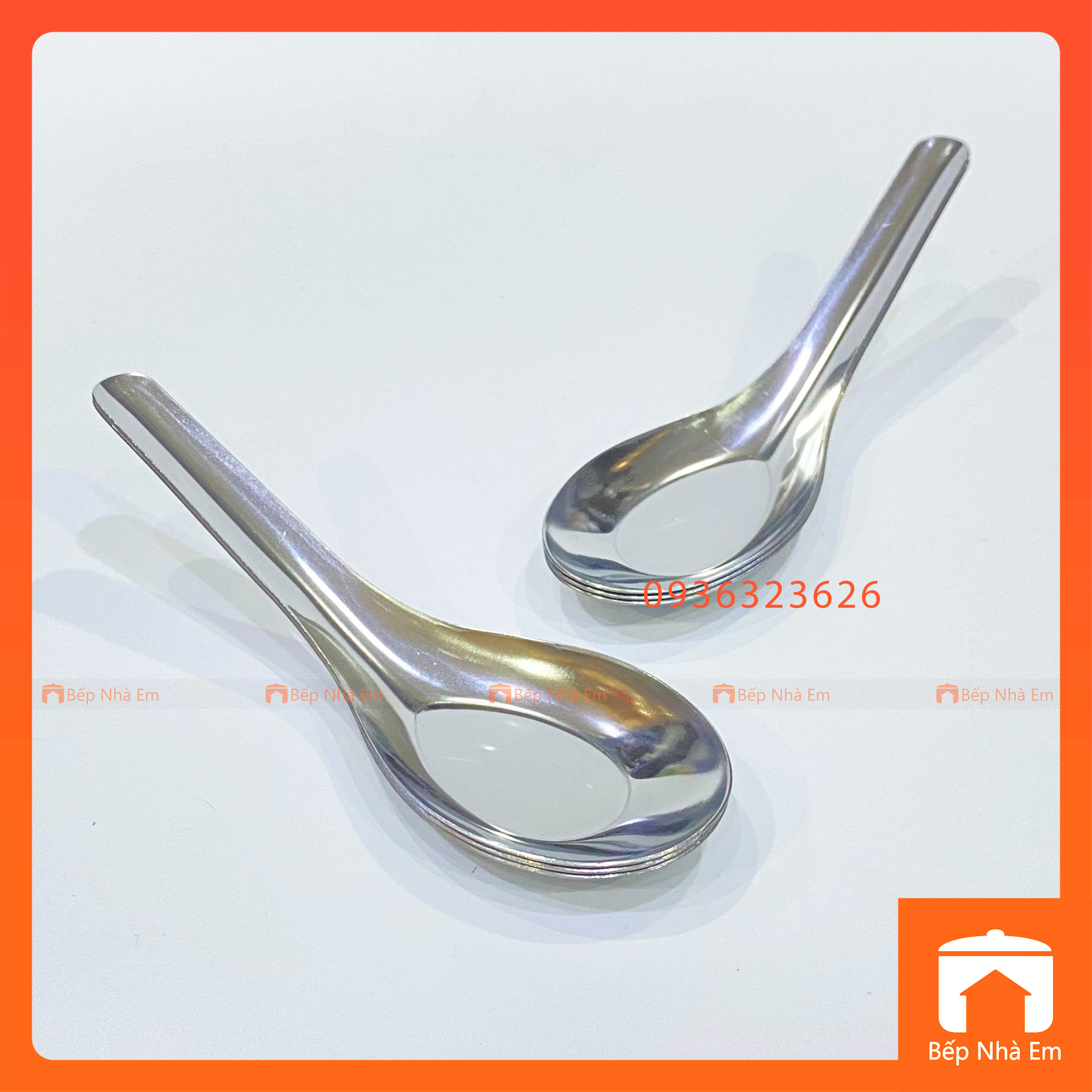 Bộ 6 Muỗng Inox Cao Cấp Zebra Nhiều Size - Hàng Nhập Khẩu Thái Lan