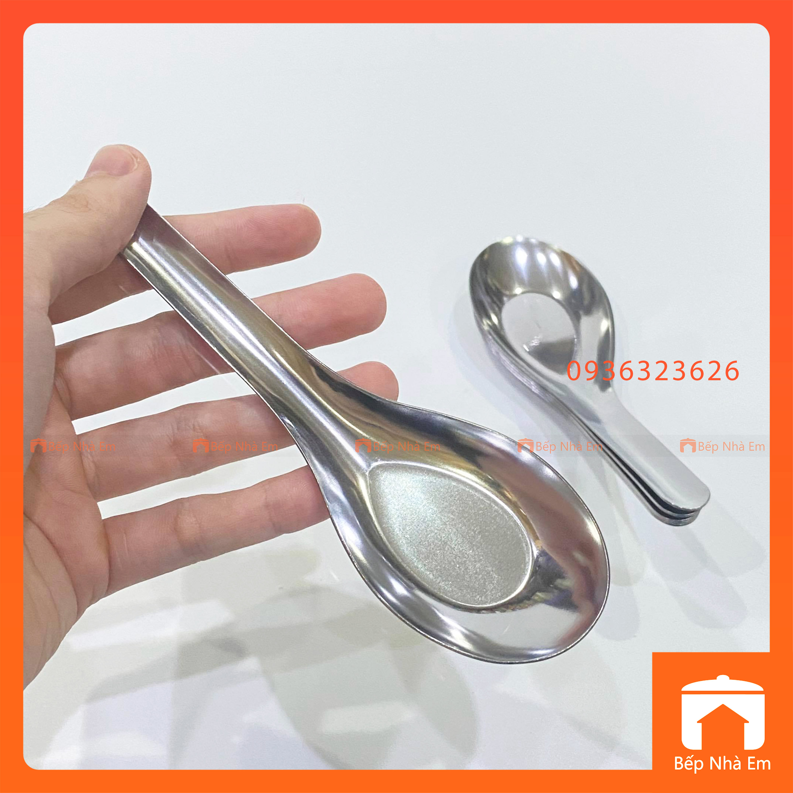 Bộ 6 Muỗng Inox Cao Cấp Zebra Nhiều Size - Hàng Nhập Khẩu Thái Lan