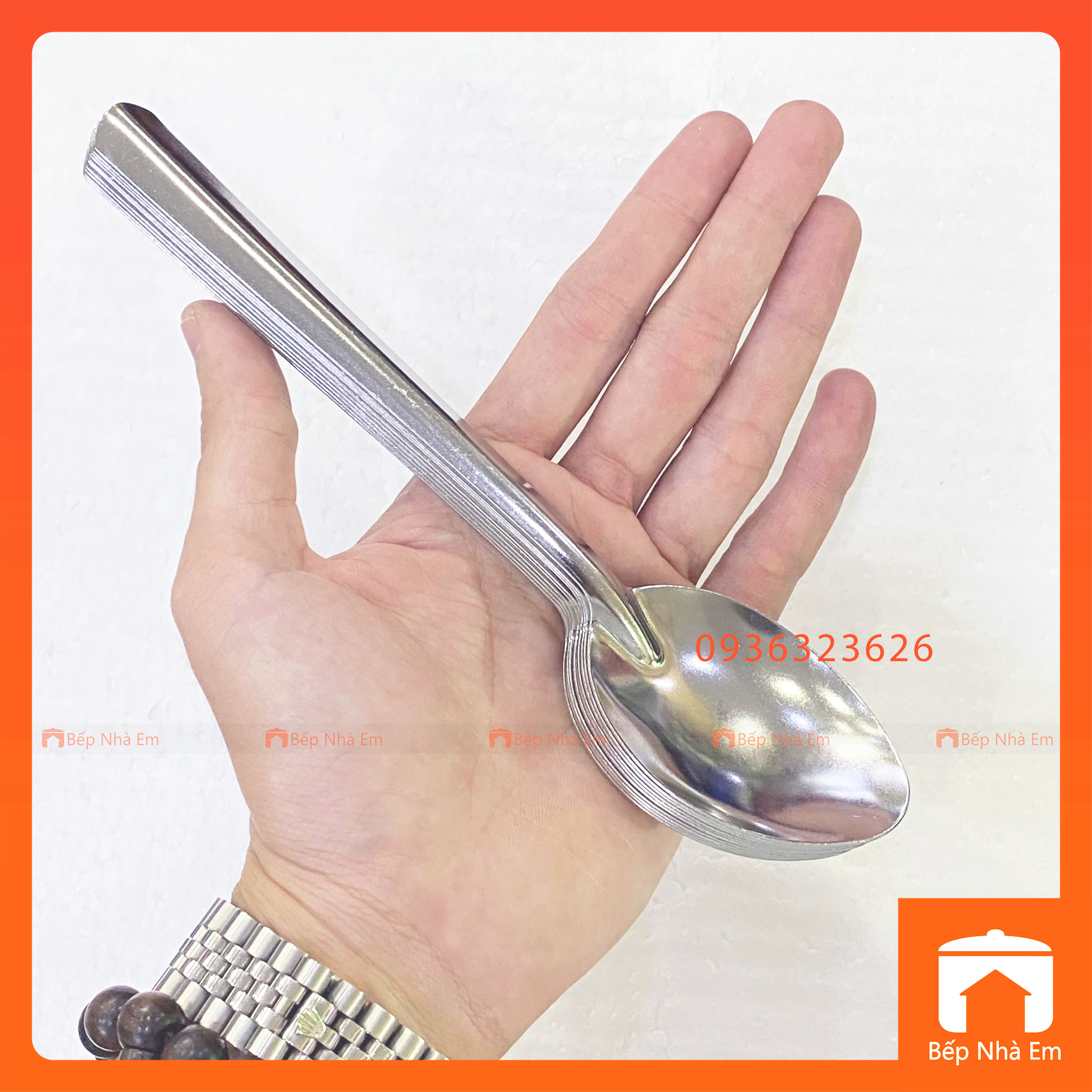 Set 10 Muỗng Inox Cao Cấp Súp Nhọn Thuận Phát - Hàng Việt Nam Sản Xuất