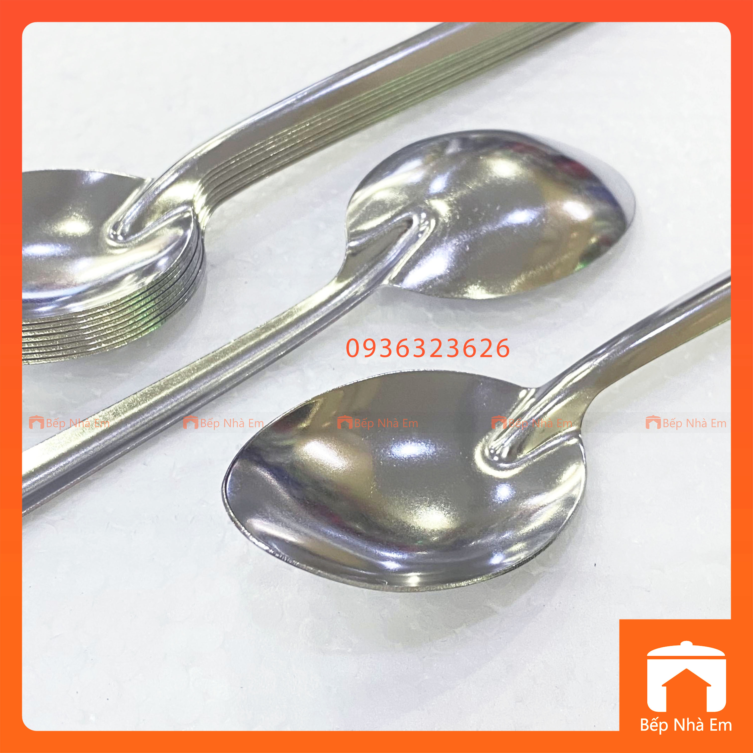 Set 10 Muỗng Inox Cao Cấp Súp Nhọn Thuận Phát - Hàng Việt Nam Sản Xuất