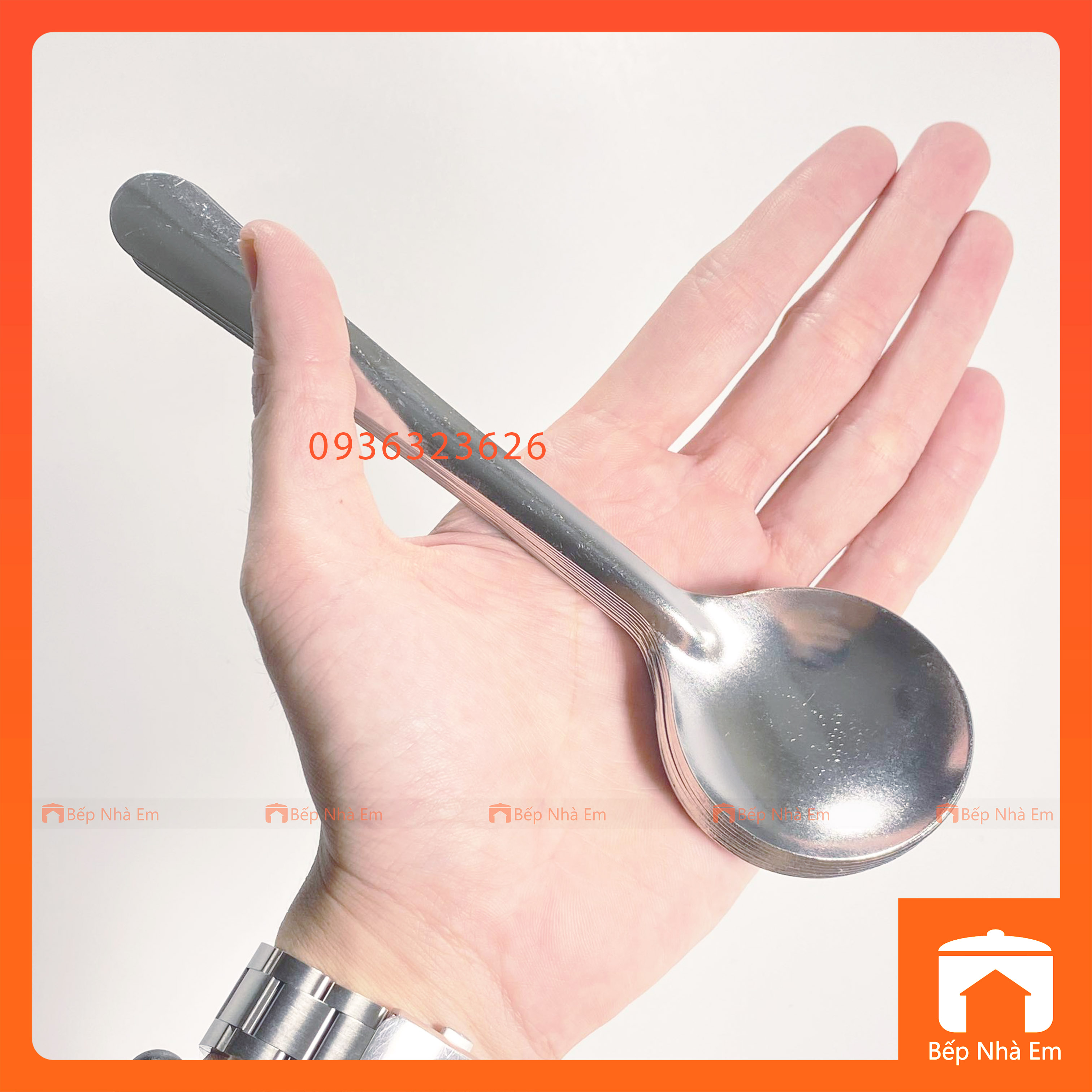 Set 10 Muỗng Inox Cao Cấp Súp Tròn Thuận Phát - Hàng Việt Nam Sản Xuất