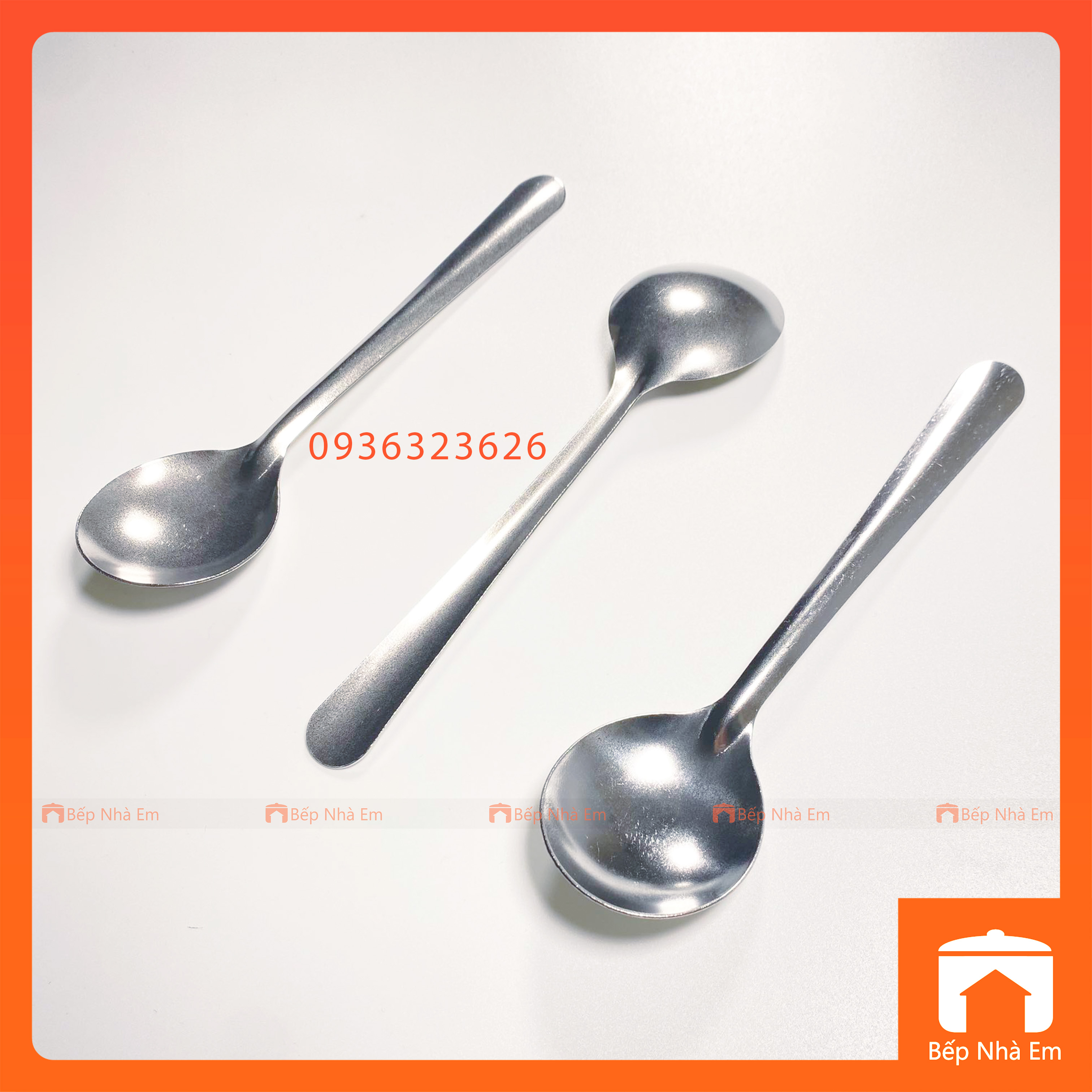 Set 10 Muỗng Inox Cao Cấp Súp Tròn Thuận Phát - Hàng Việt Nam Sản Xuất