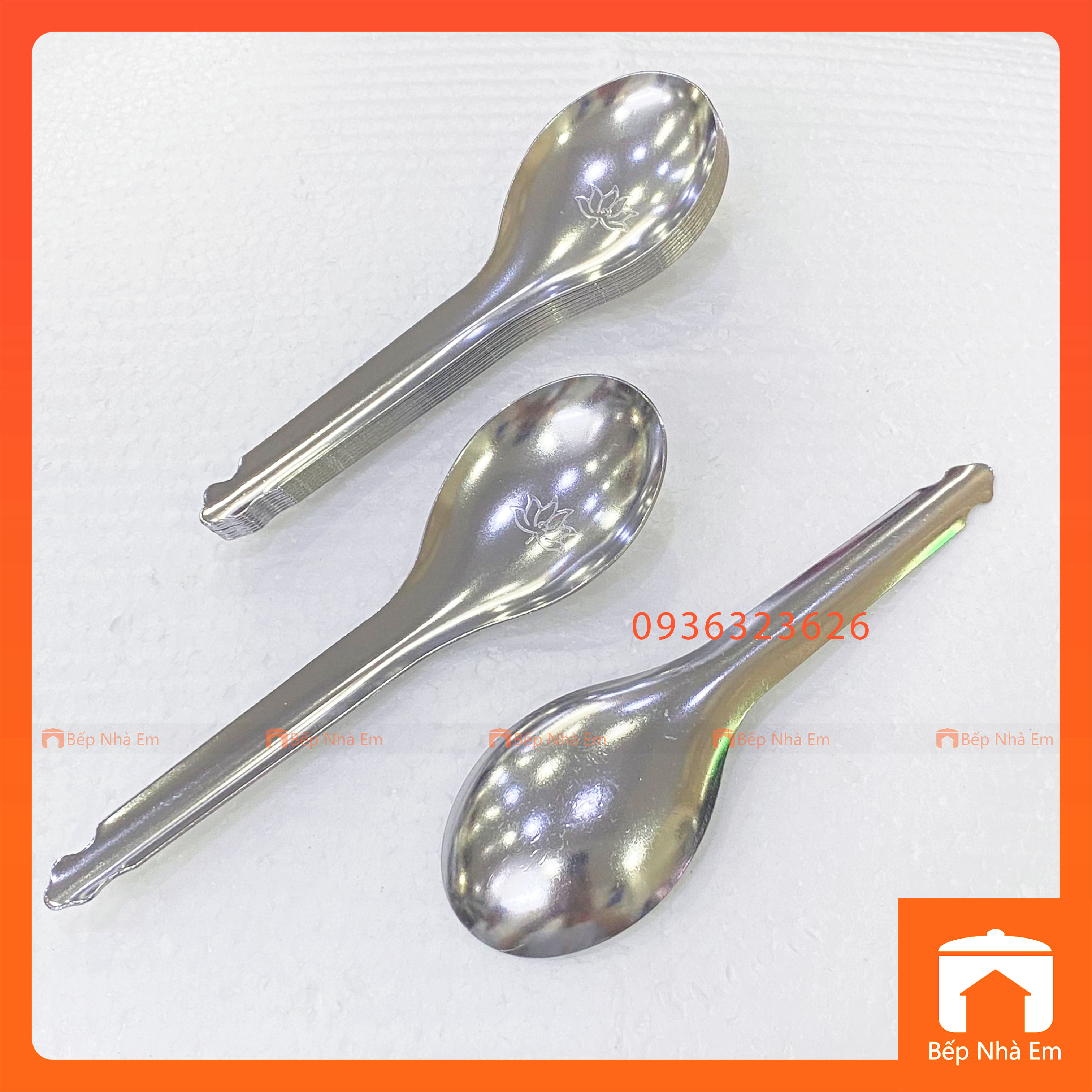 Set 10 Muỗng Inox Cao Cấp Canh Tròn Thuận Phát - Hàng Việt Nam Sản Xuất