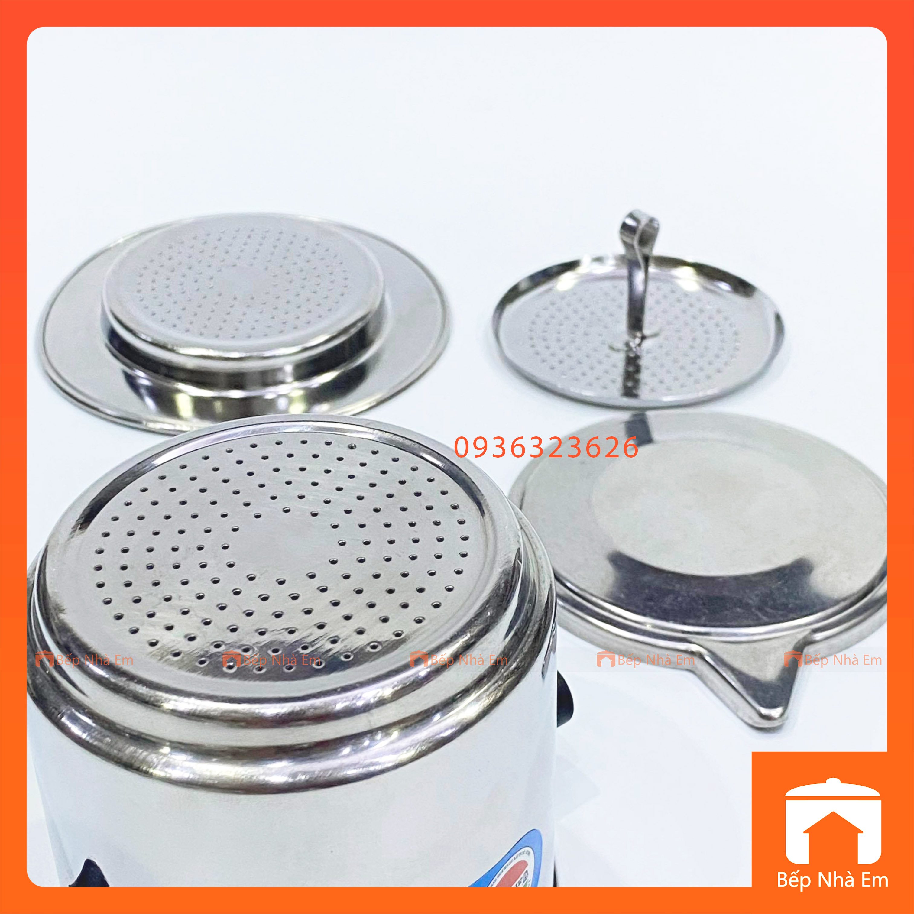 Phin Cà Phê Inox Nhiều Size Tiện Dụng - Hàng Việt Nam Sản Xuất
