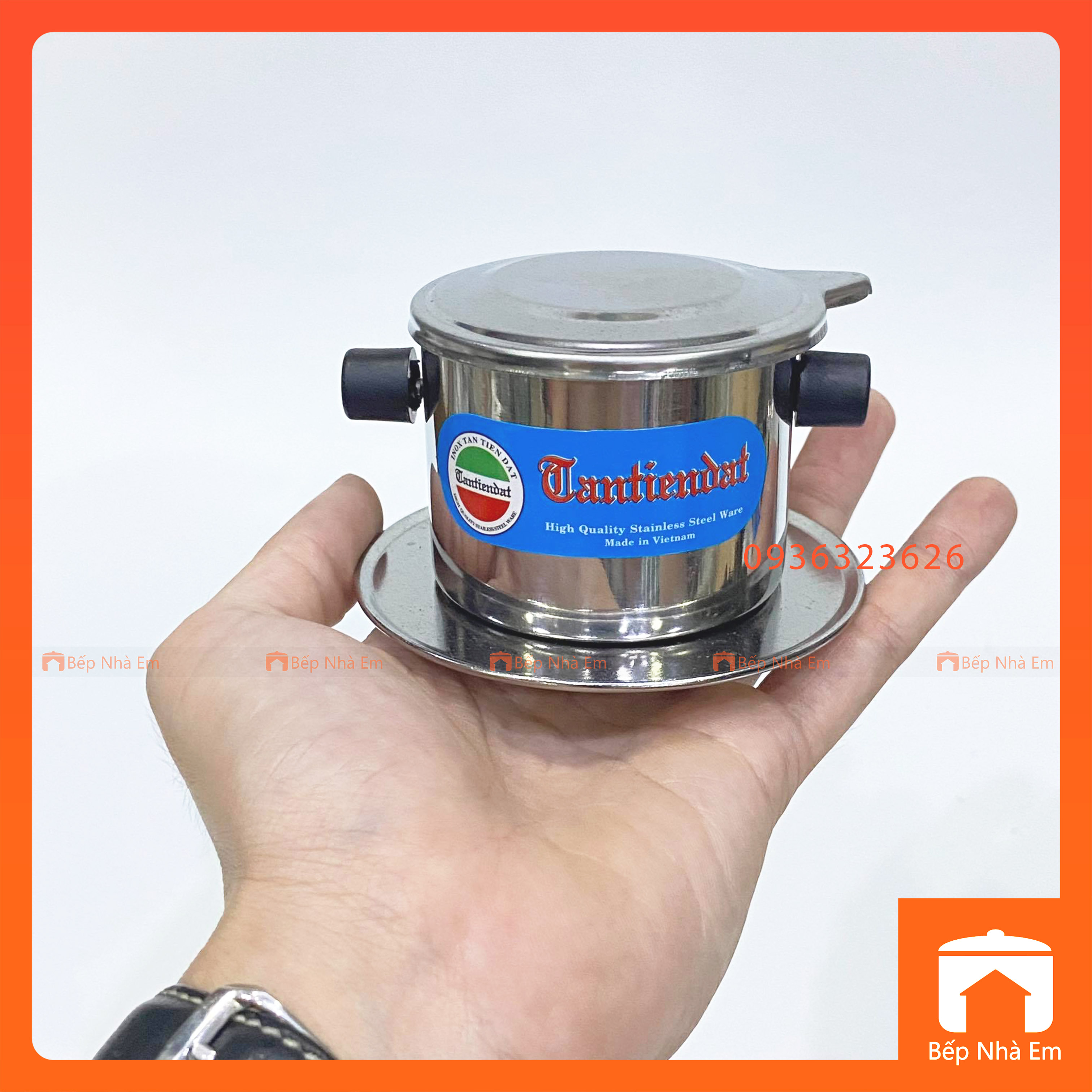 Phin Cà Phê Inox Nhiều Size Tiện Dụng - Hàng Việt Nam Sản Xuất