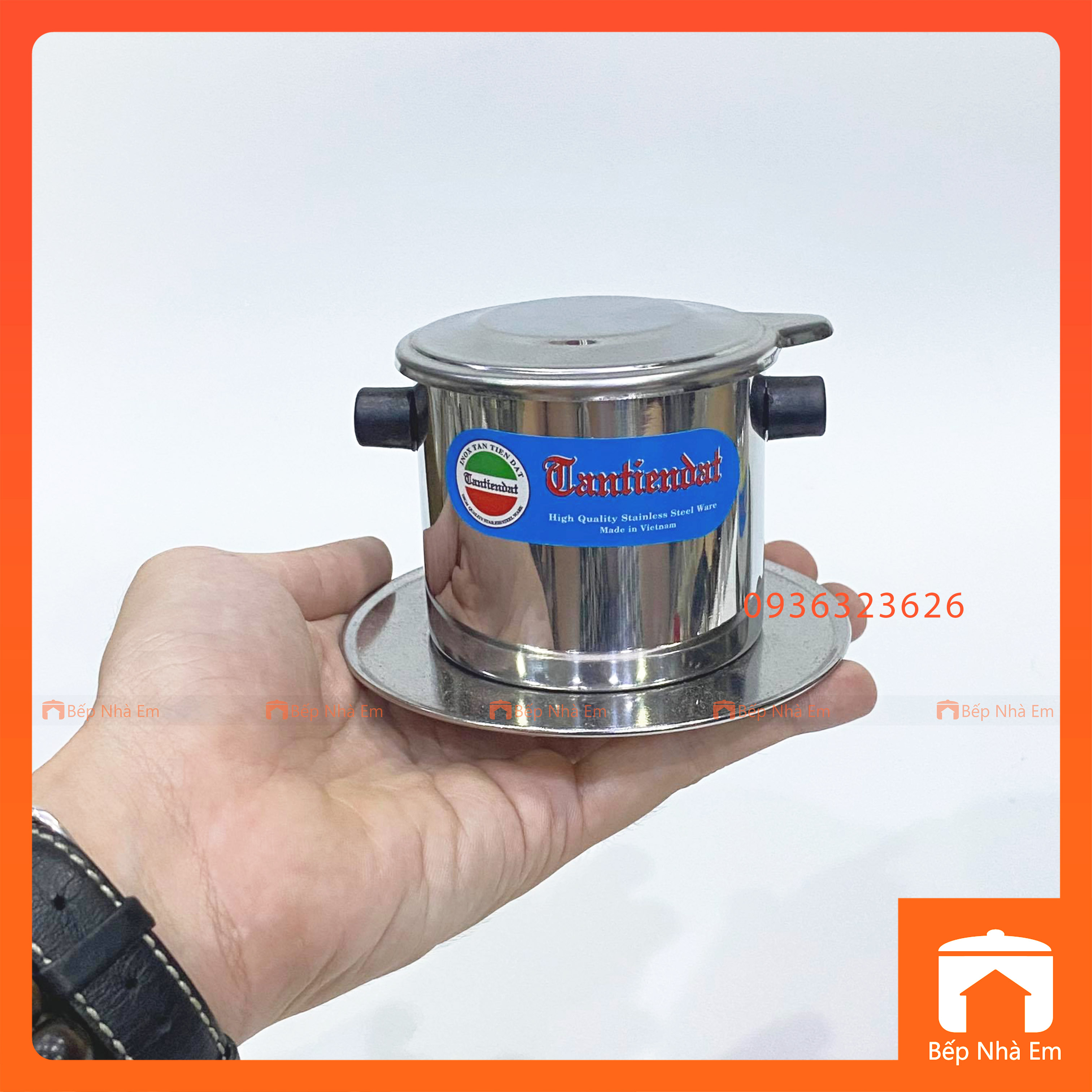 Phin Cà Phê Inox Nhiều Size Tiện Dụng - Hàng Việt Nam Sản Xuất