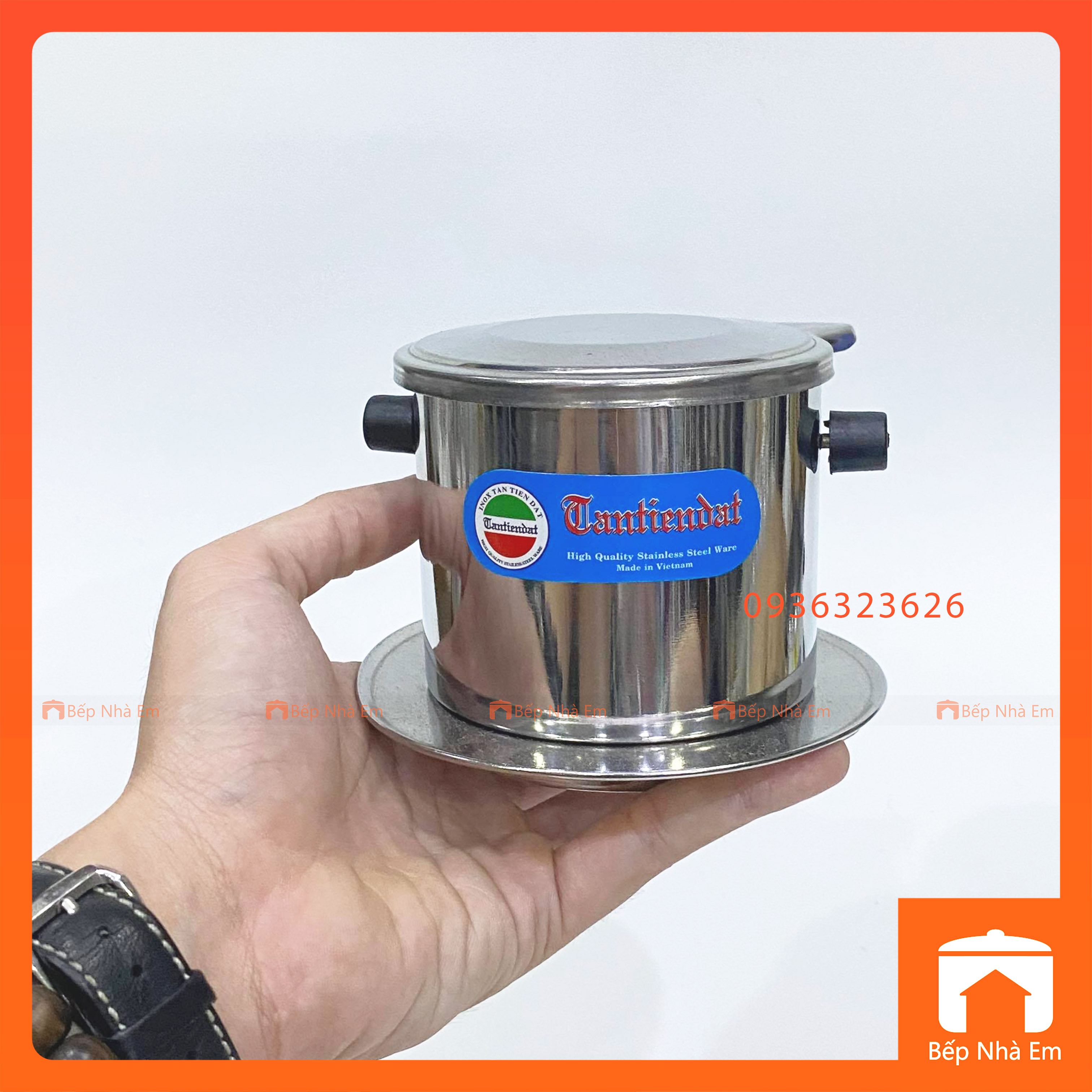 Phin Cà Phê Inox Nhiều Size Tiện Dụng - Hàng Việt Nam Sản Xuất