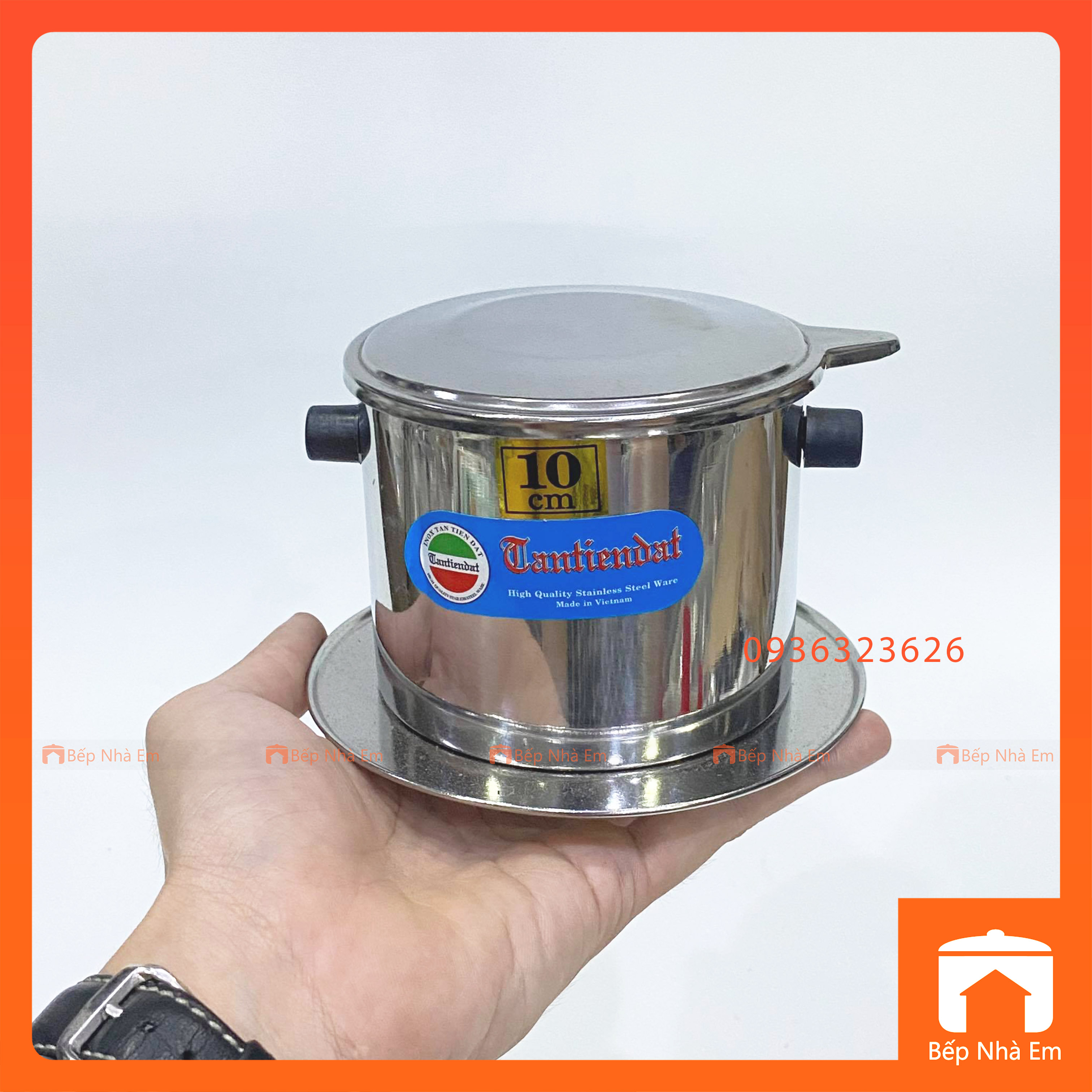 Phin Cà Phê Inox Nhiều Size Tiện Dụng - Hàng Việt Nam Sản Xuất