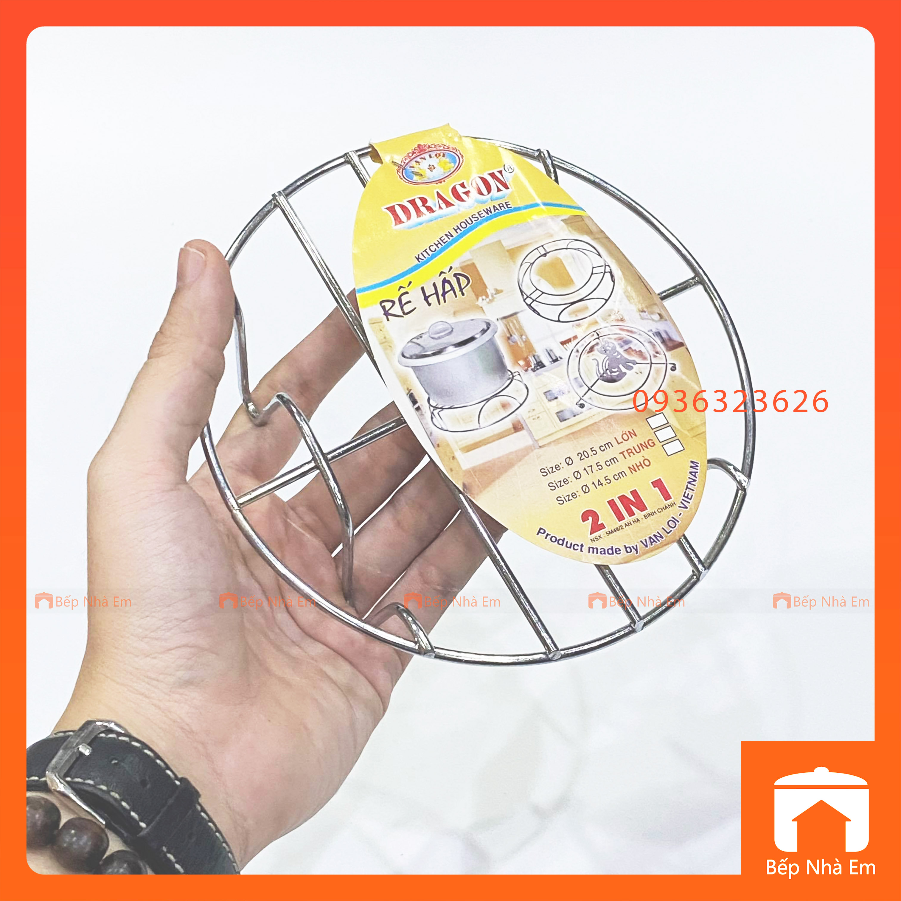 Rế Hấp - Rế Nồi Inox Nhiều Size - Hàng Việt Nam Sản Xuất