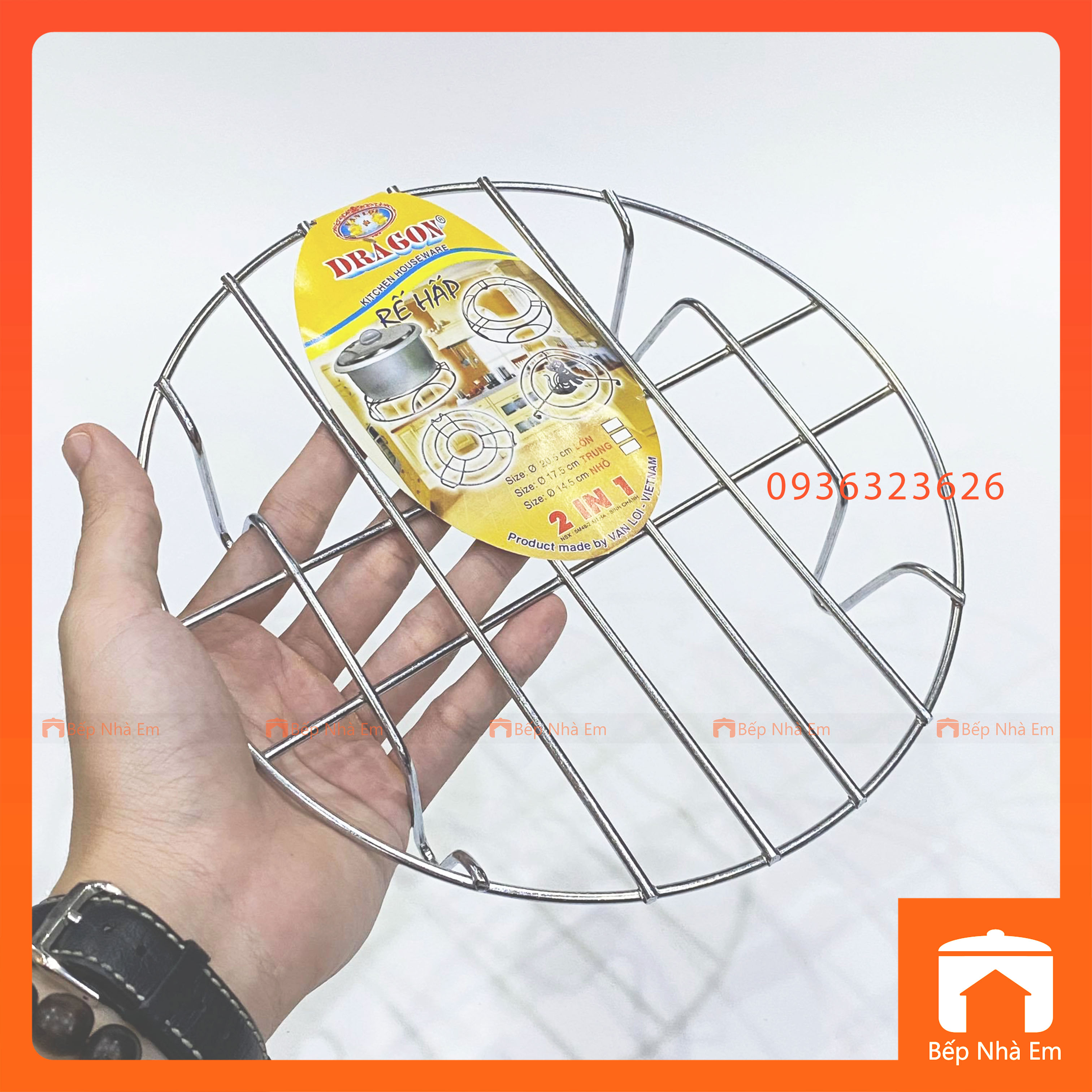 Rế Hấp - Rế Nồi Inox Nhiều Size - Hàng Việt Nam Sản Xuất