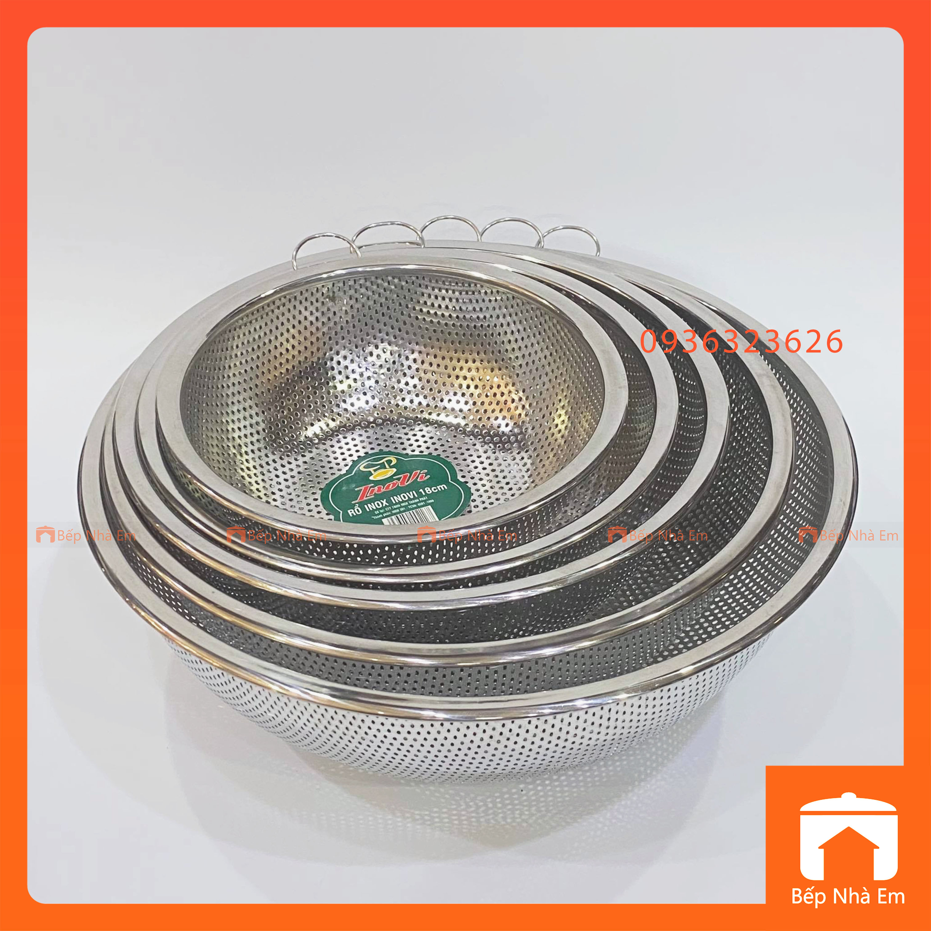 Rổ Inox Cao Cấp INOVI Nhiều Kích Thước - Hàng Việt Nam Sản Xuất | Bếp ...