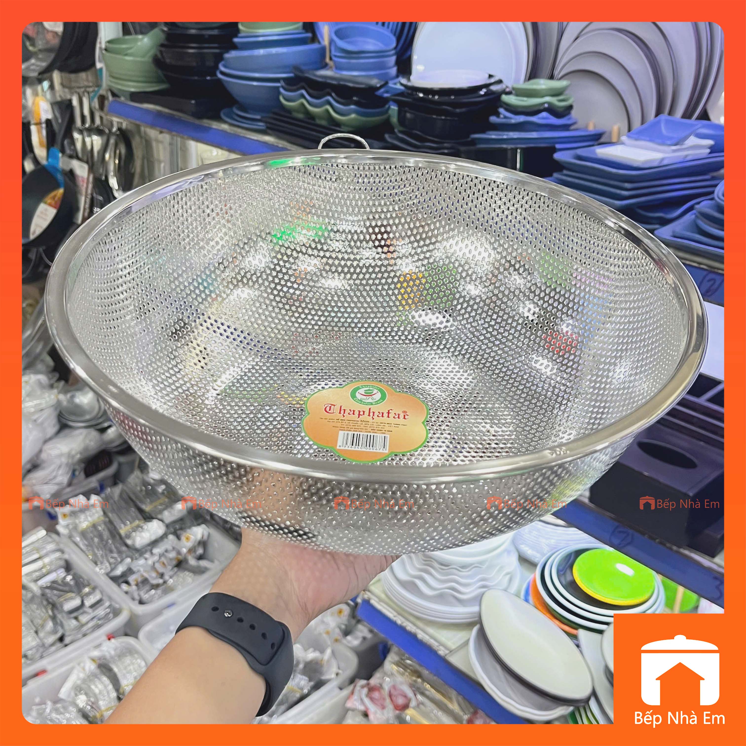 Rổ Inox 304 Cao Cấp Thaphafac Nhiều Size - Hàng Việt Nam Sản Xuất