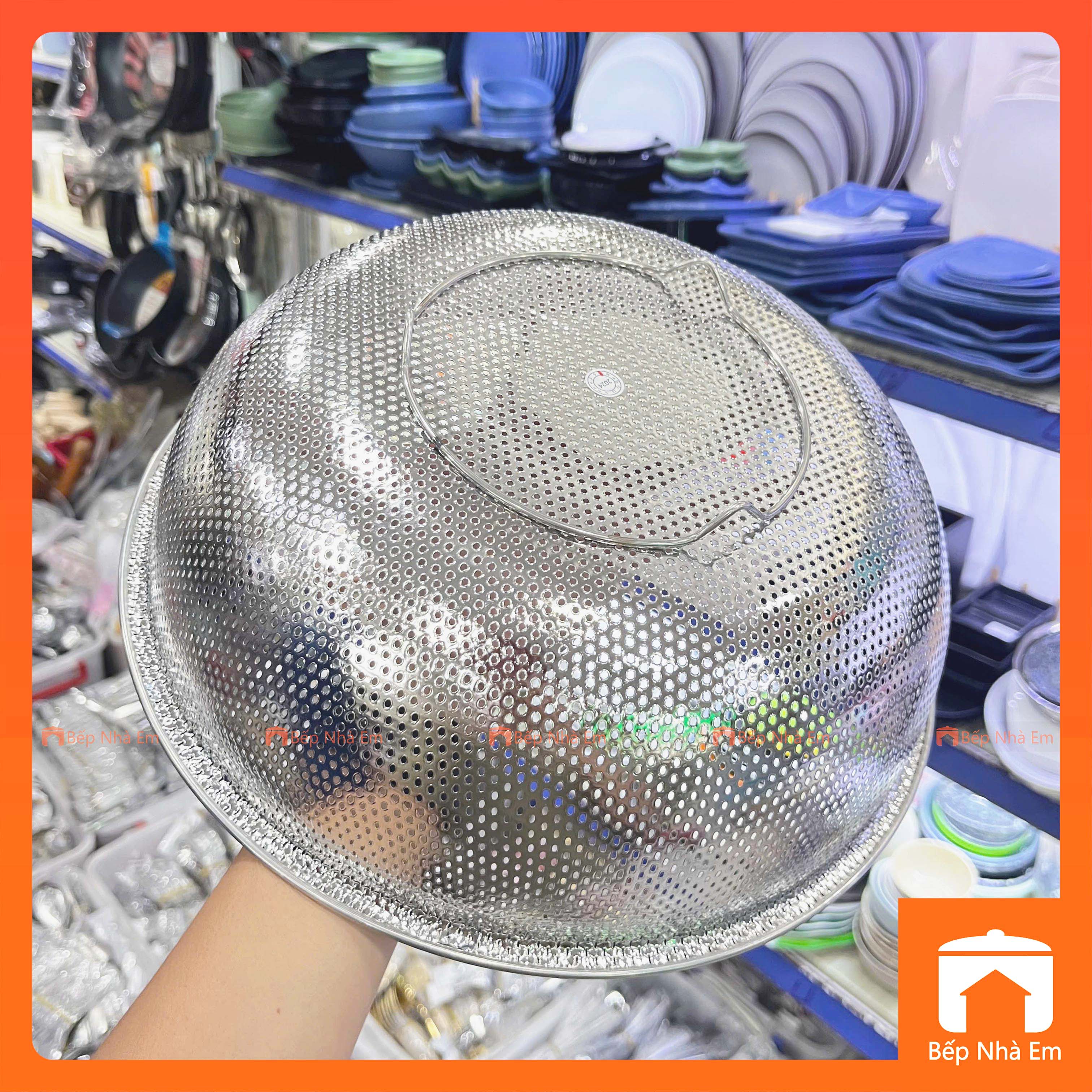 Rổ Inox 304 Cao Cấp Thaphafac Nhiều Size - Hàng Việt Nam Sản Xuất