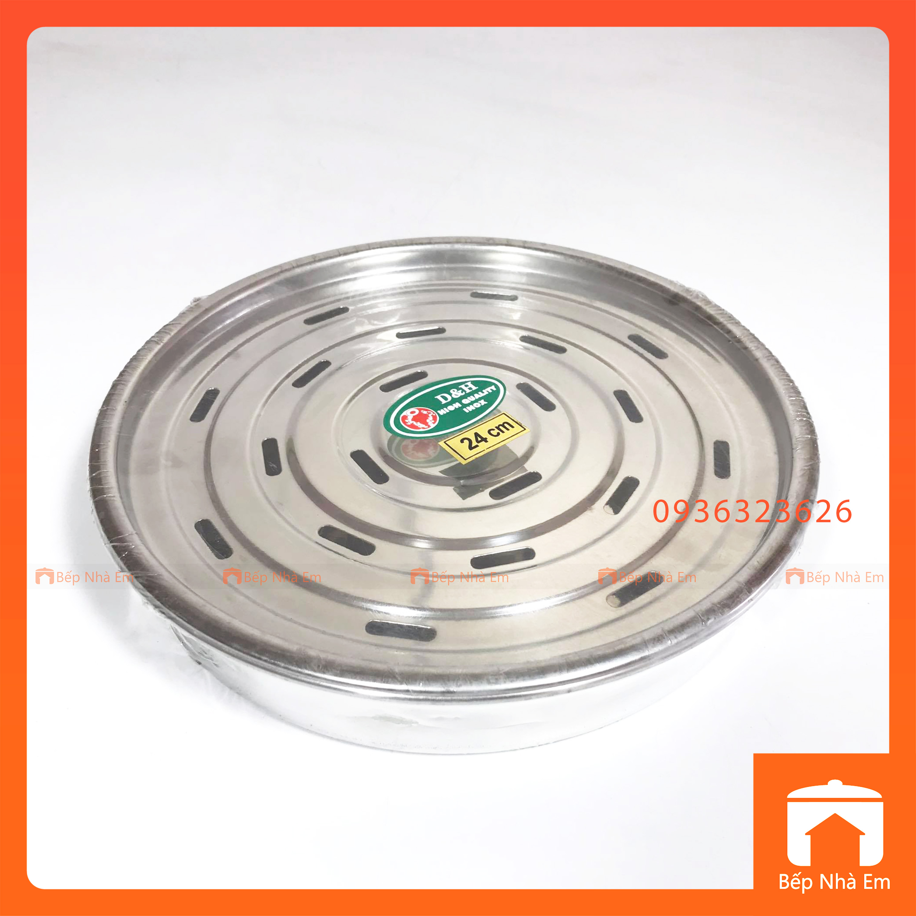 Khay Tròn Úp Ly Inox Cao Cấp Nhiều Size - Hàng Việt Nam Sản Xuất