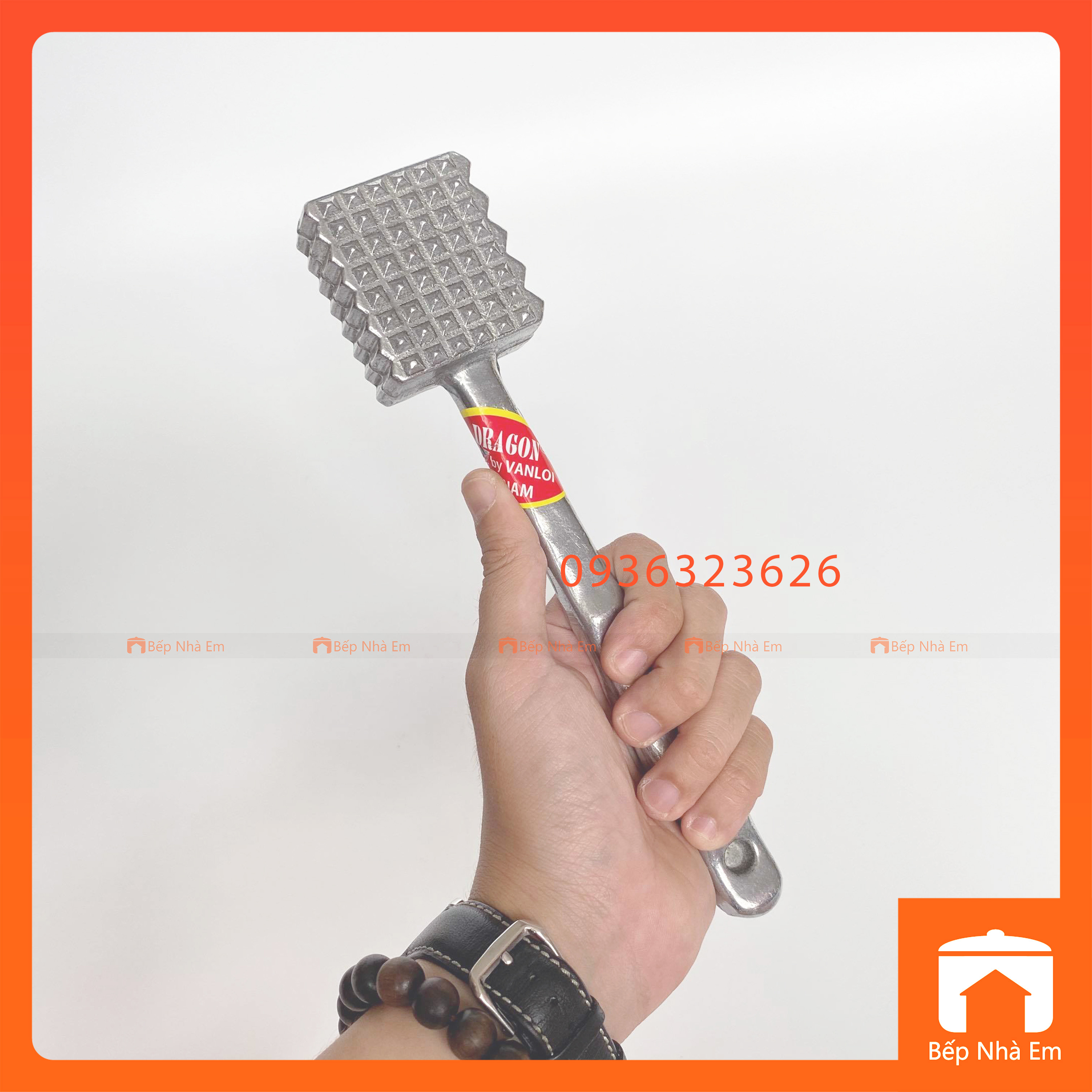 Búa Đập Thịt Đầu Vuông Vạn Lợi - Hàng Việt Nam Sản Xuất