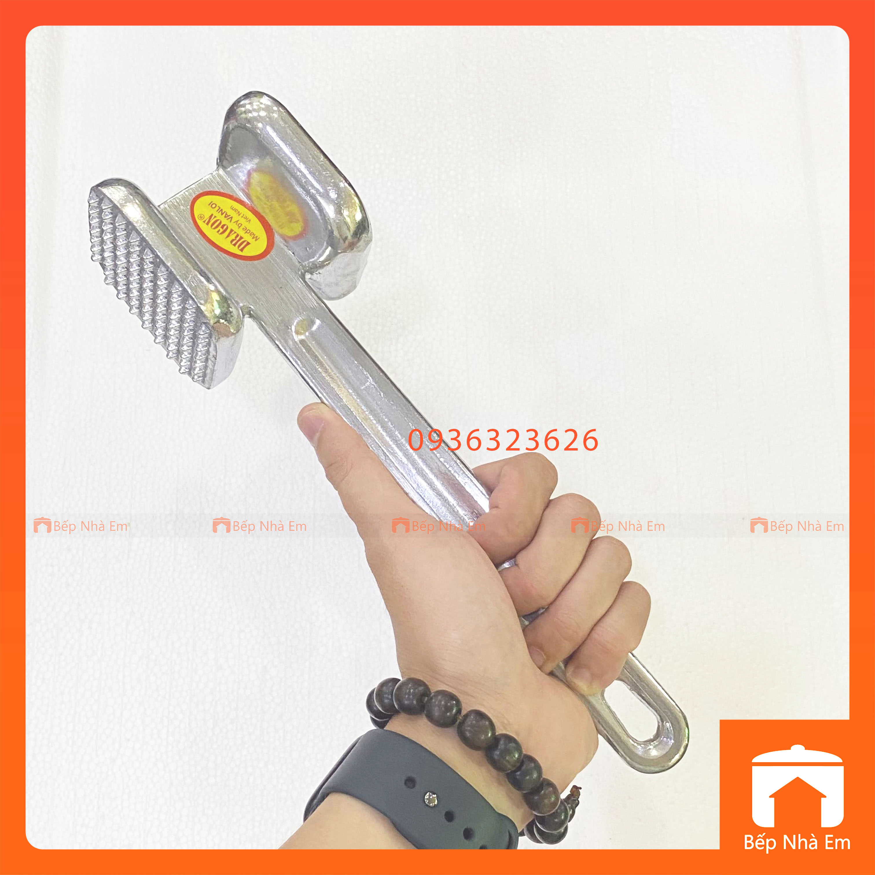 Búa Nhôm Đập Thịt 2 Đầu Vạn Lợi - Hàng Việt Nam Sản Xuất