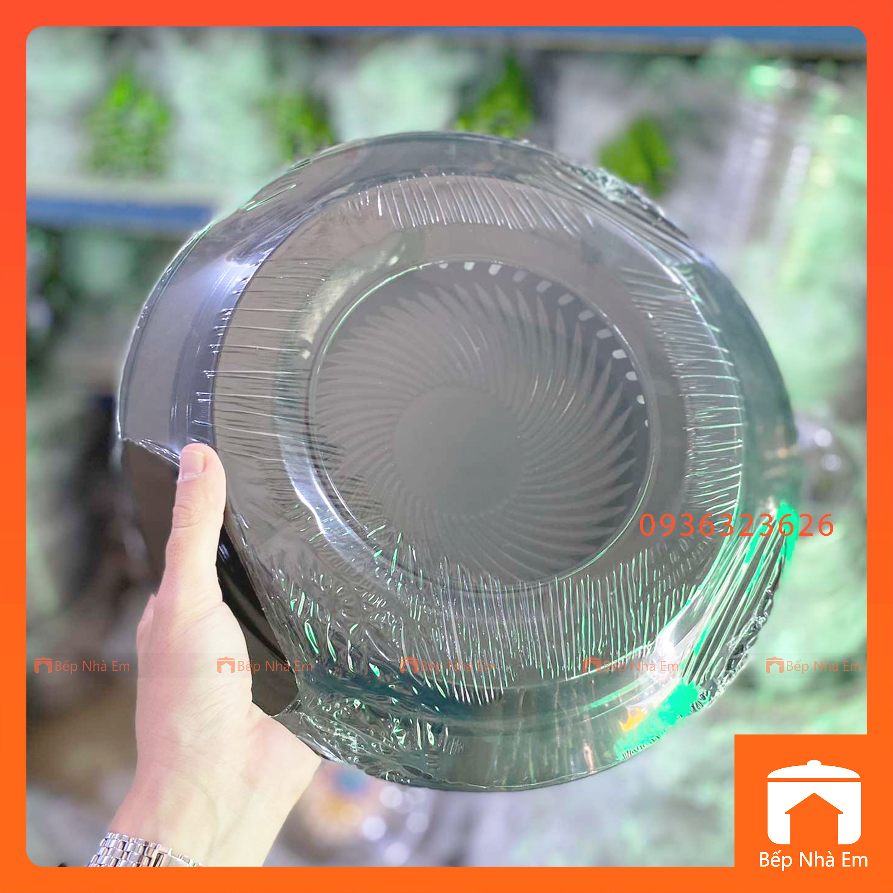 Vỉ Nướng Men Tròn Chống Dính Huỳnh Anh - Hàng Việt Nam Sản Xuất