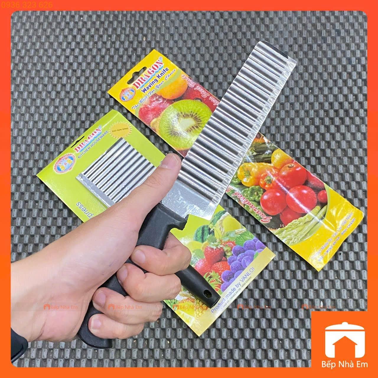 Dao Răng Cưa Cắt Rau Củ, Cắt Bánh Inox Đa Năng - Hàng Việt Nam Sản Xuất