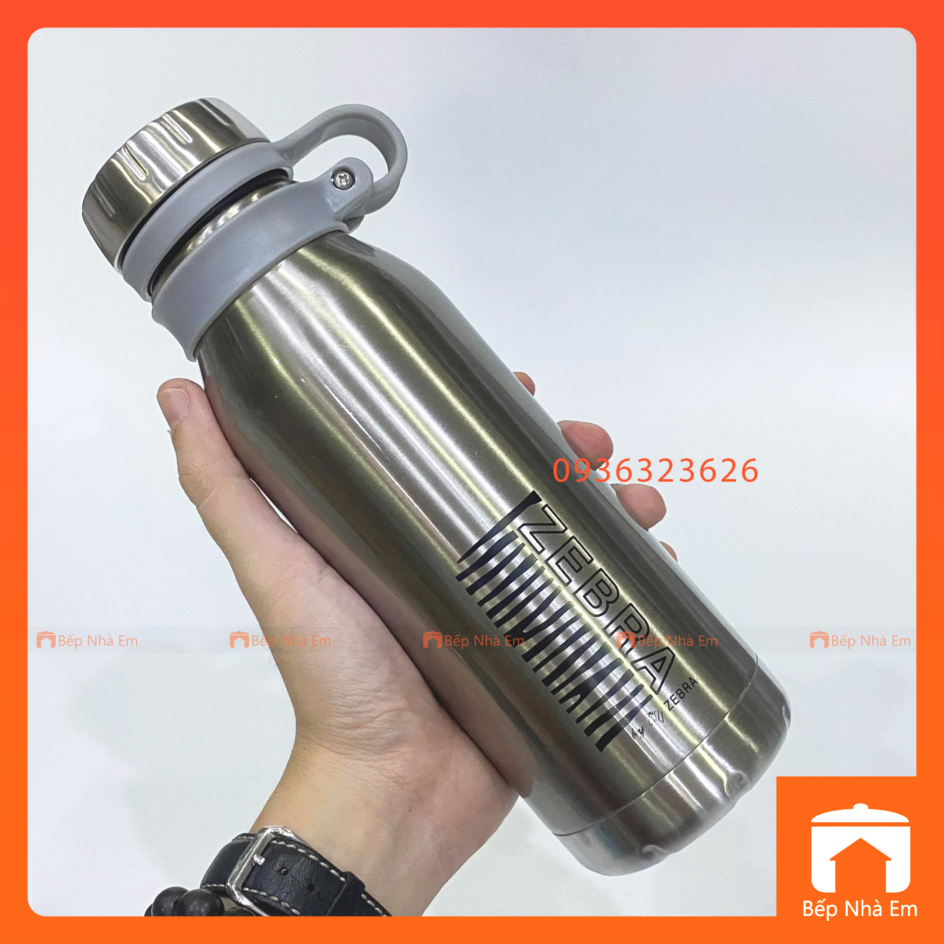 Bình Giữ Nhiệt ZEBRA Wisdom (Inox 304) Nhiều Dung Tích - Hàng Nhập Khẩu Thái Lan
