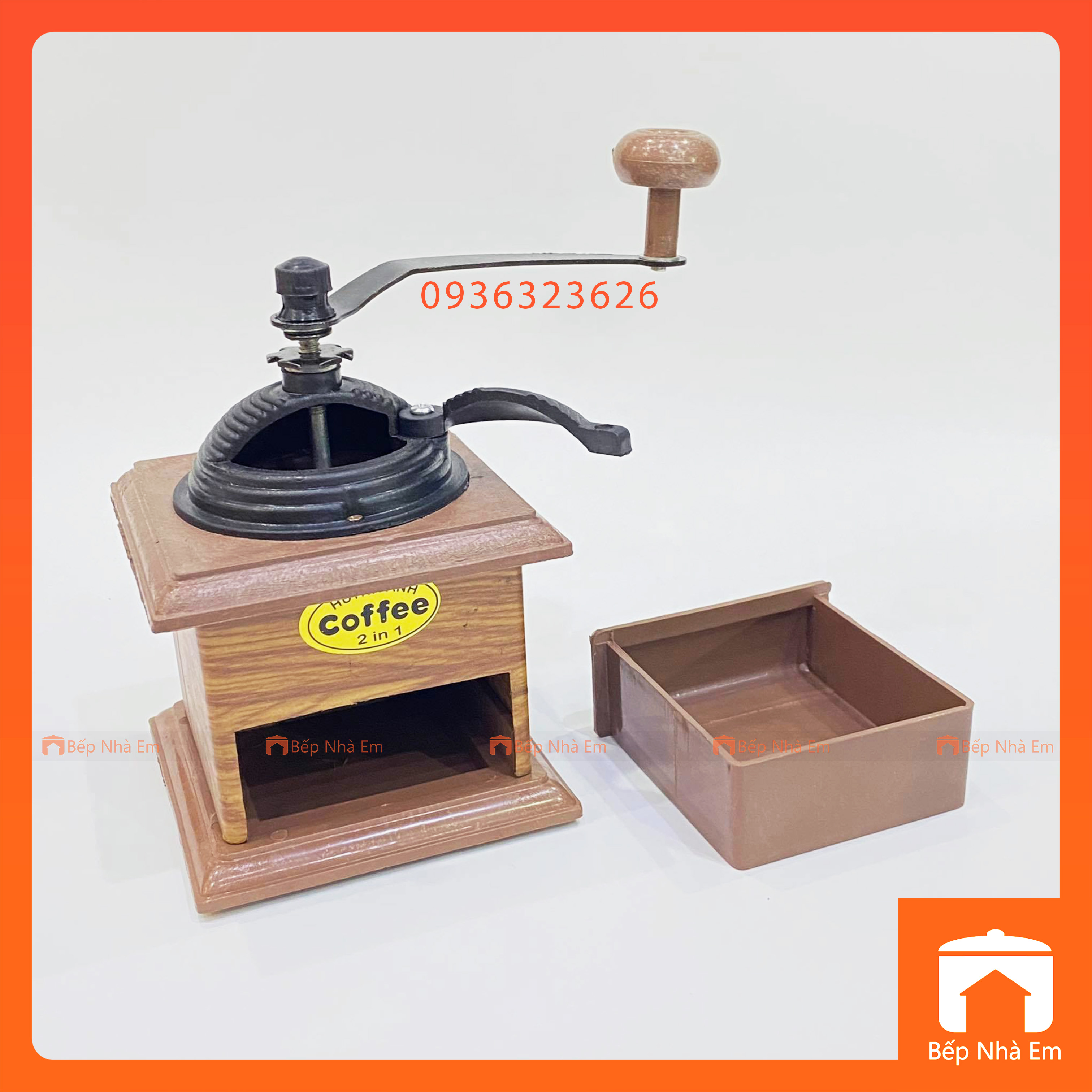 Cối Xây Tiêu, Cối Xây Cà Phê Huỳnh Anh Cao Cấp - Hàng Việt Nam Sản Xuất