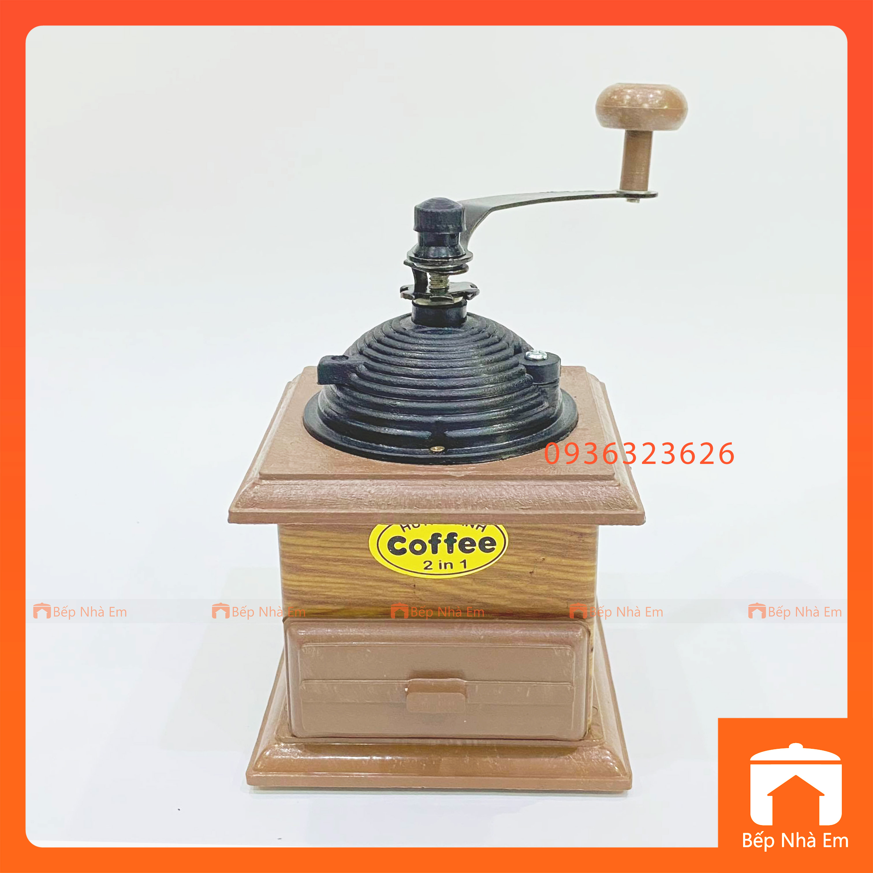 Cối Xây Tiêu, Cối Xây Cà Phê Huỳnh Anh Cao Cấp - Hàng Việt Nam Sản Xuất