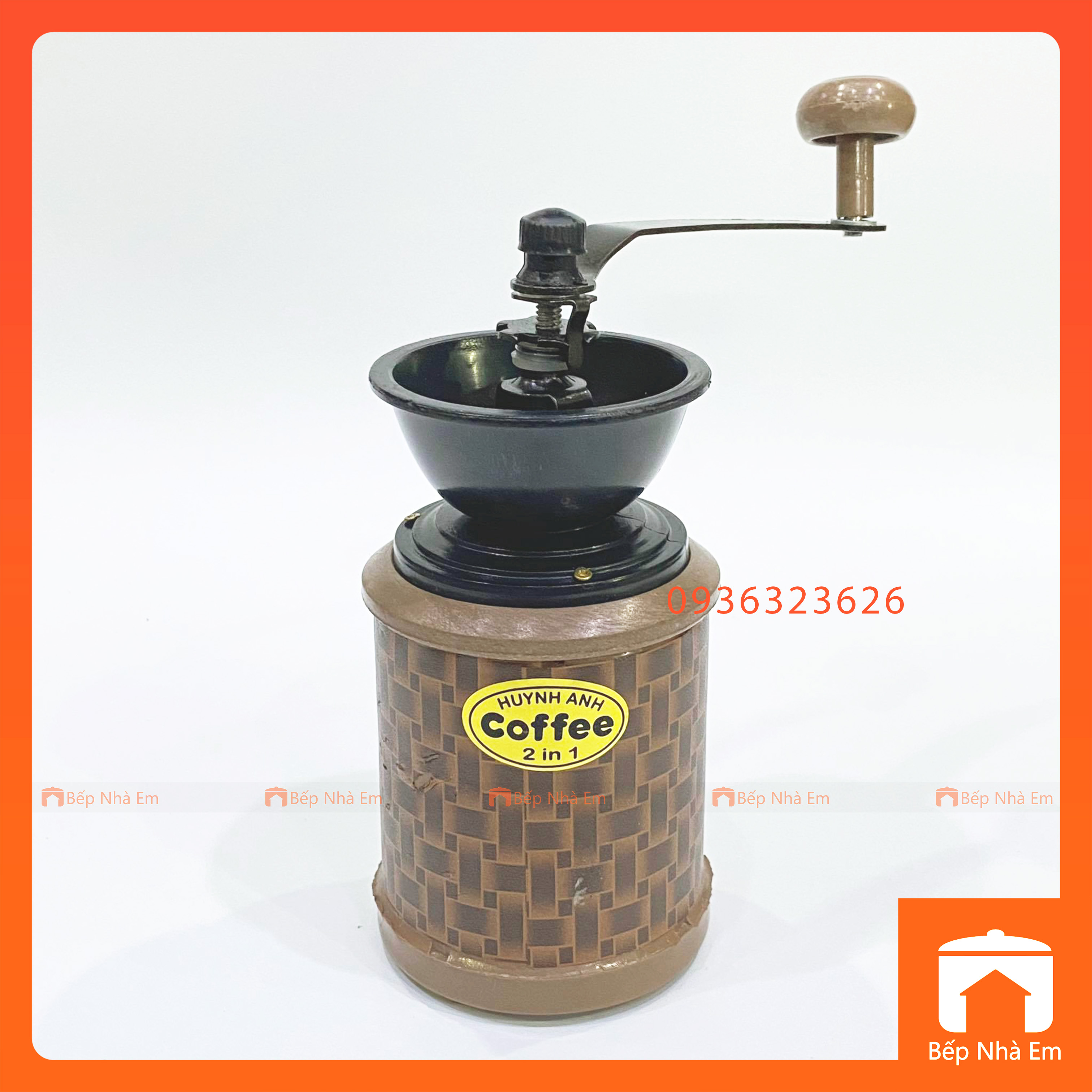 Cối Xây Tiêu, Cối Xây Cà Phê Huỳnh Anh Cao Cấp - Hàng Việt Nam Sản Xuất