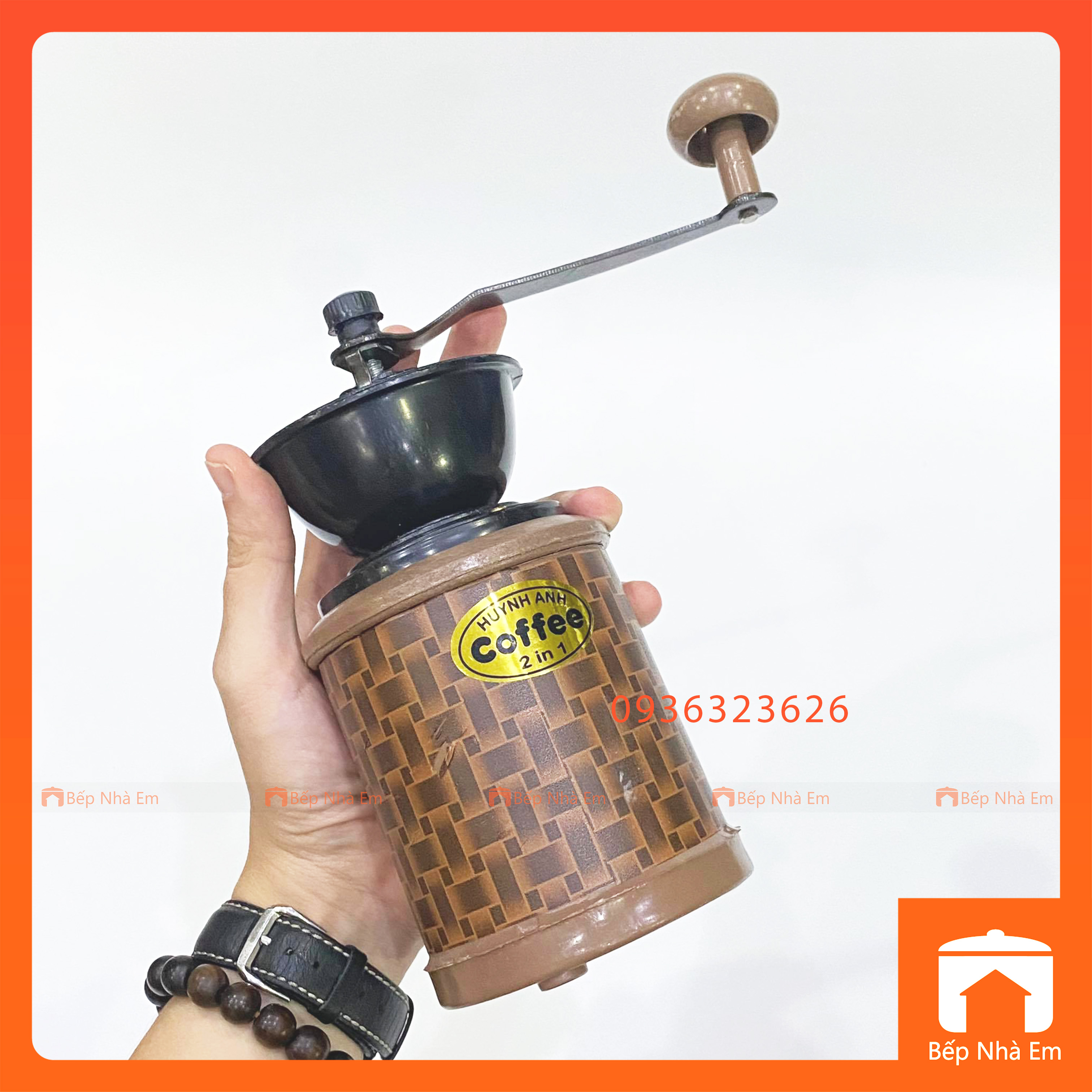 Cối Xây Tiêu, Cối Xây Cà Phê Huỳnh Anh Cao Cấp - Hàng Việt Nam Sản Xuất