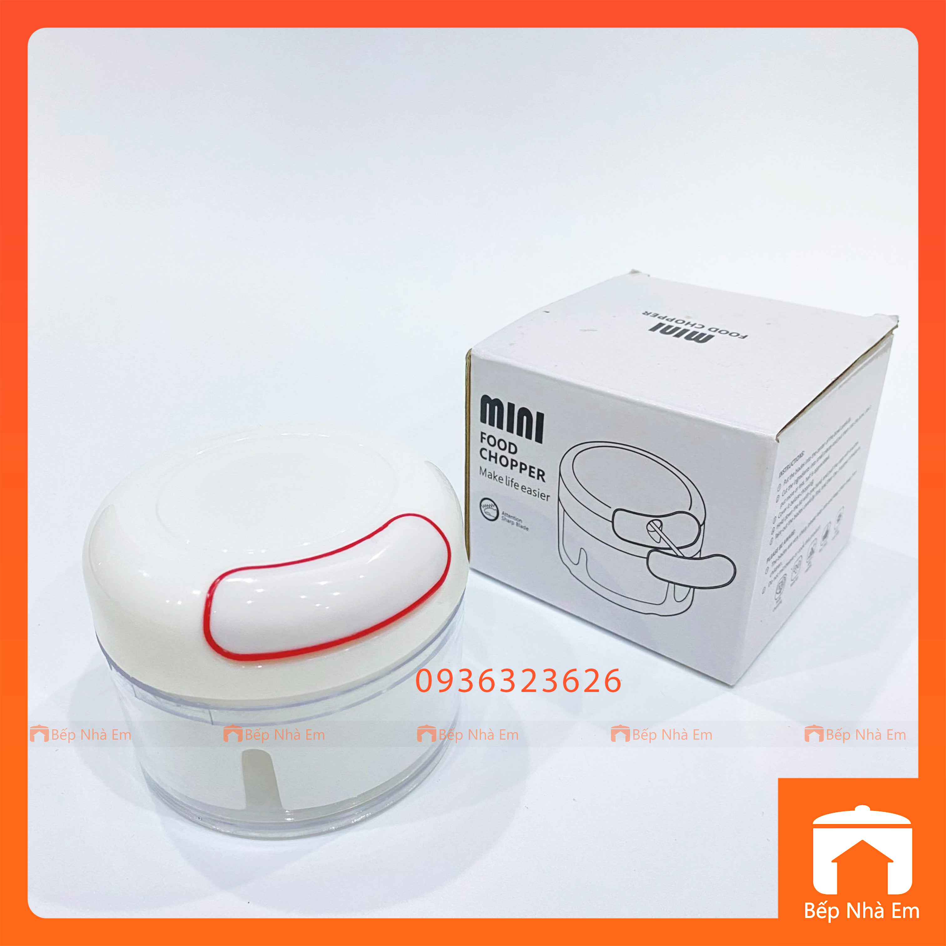 Máy Xay Tỏi Kéo Tay Đa Năng