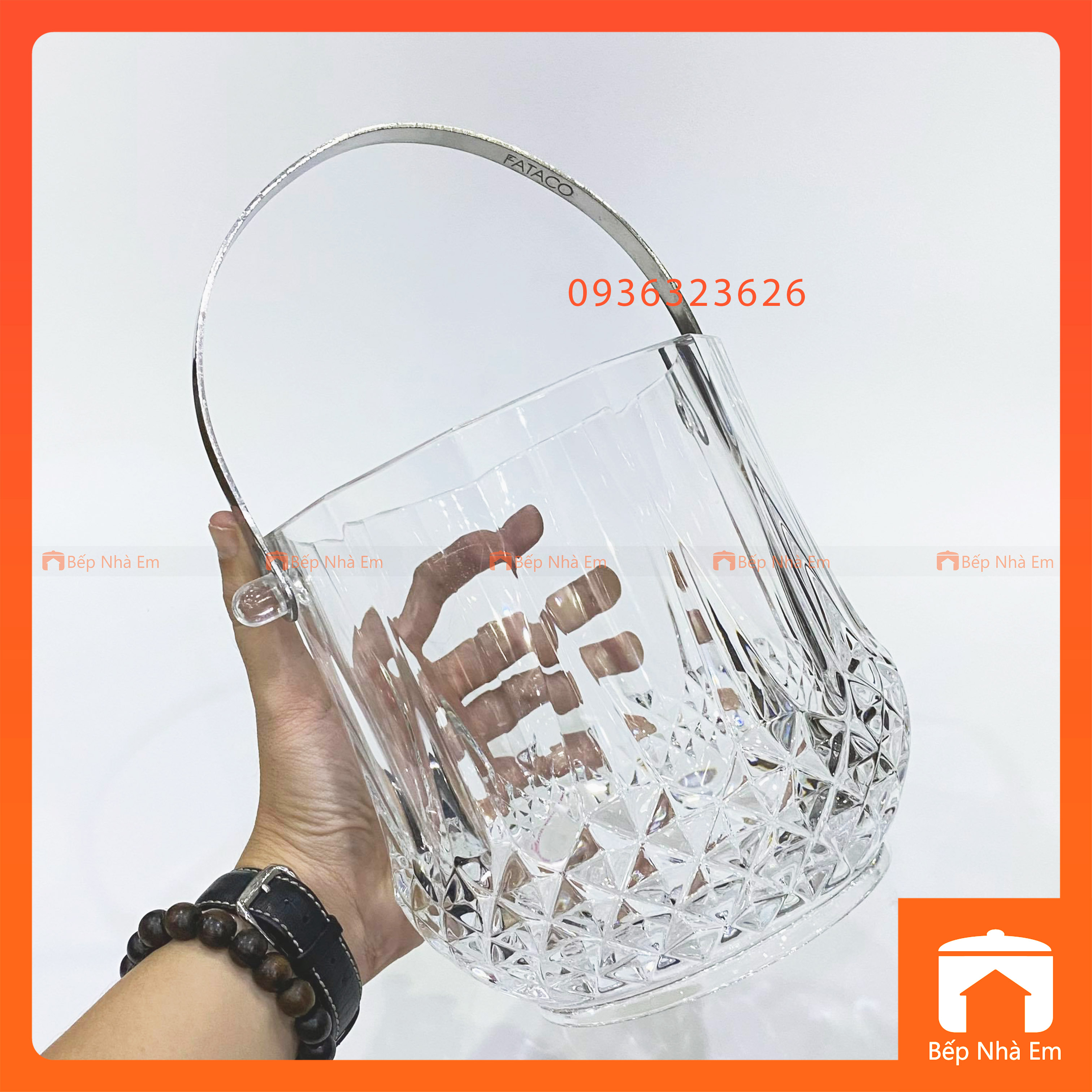 Xô Đá Nhựa Pha Lê Cao Cấp Nhiều Size - Hàng Việt Nam Chất Lượng Cao