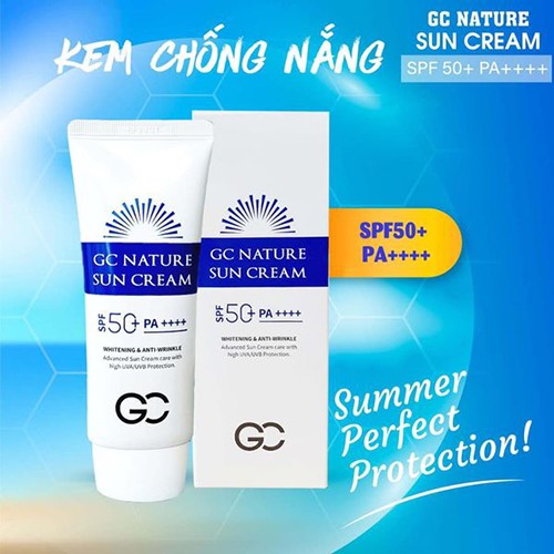 Kem chống nắng GC Nature Sun Cream 60ml (date T1/2028)