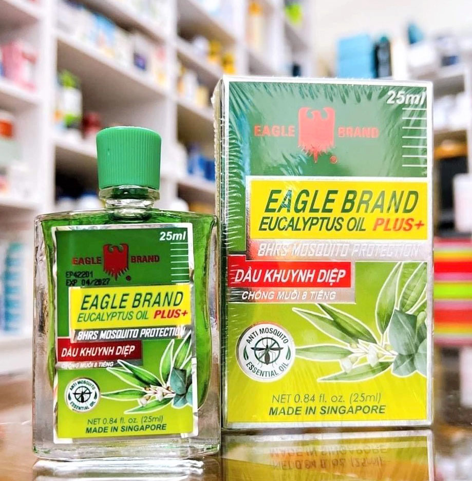 Dầu khuynh diệp chống muỗi 25ml - Mỹ (date T4/2027)
