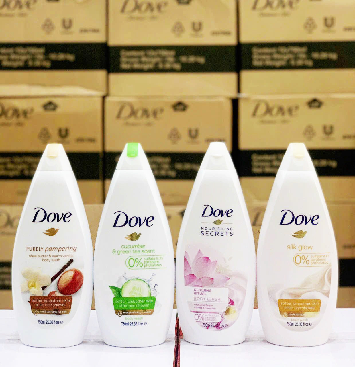 Sữa tắm DOVE 750ml - Đức