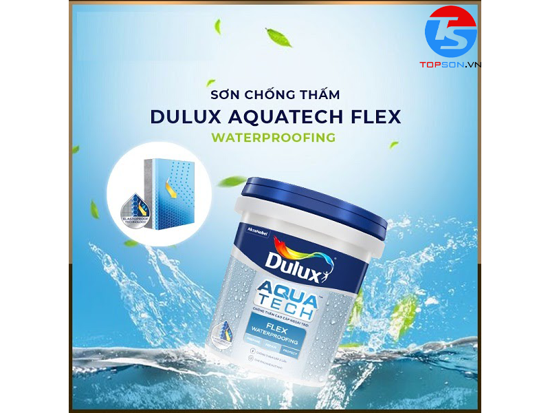 Dulux Aquatech Flex - W759 - Sản phẩm Dulux Aquatech Flex - W759 là sản phẩm chống thấm chất lượng cao, và được đánh giá tốt bởi người sử dụng. Với đặc tính linh hoạt, nhanh khô và dễ sử dụng, Dulux Aquatech Flex - W759 giúp bảo vệ tường nhà của bạn khỏi bị ẩm mốc và rò rỉ nước. Bạn có thể yên tâm sử dụng sản phẩm này để bảo vệ ngôi nhà của mình khỏi các vấn đề về thấm nước.