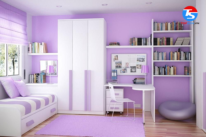Màu tím hoa cà đem lại sự dịu dàng nhưng vô cùng tinh tế