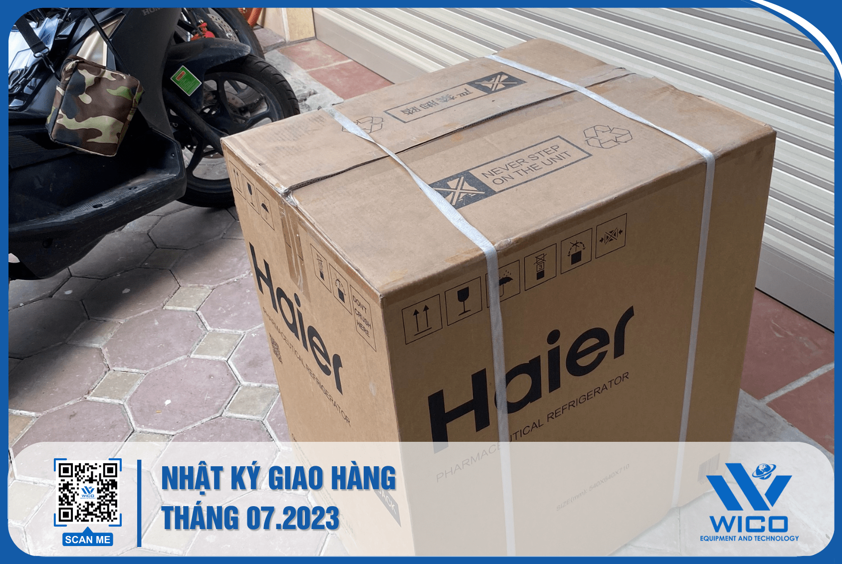 Giao hàng tháng 7/23 - Tủ bảo quản Vacxin HYC-68A