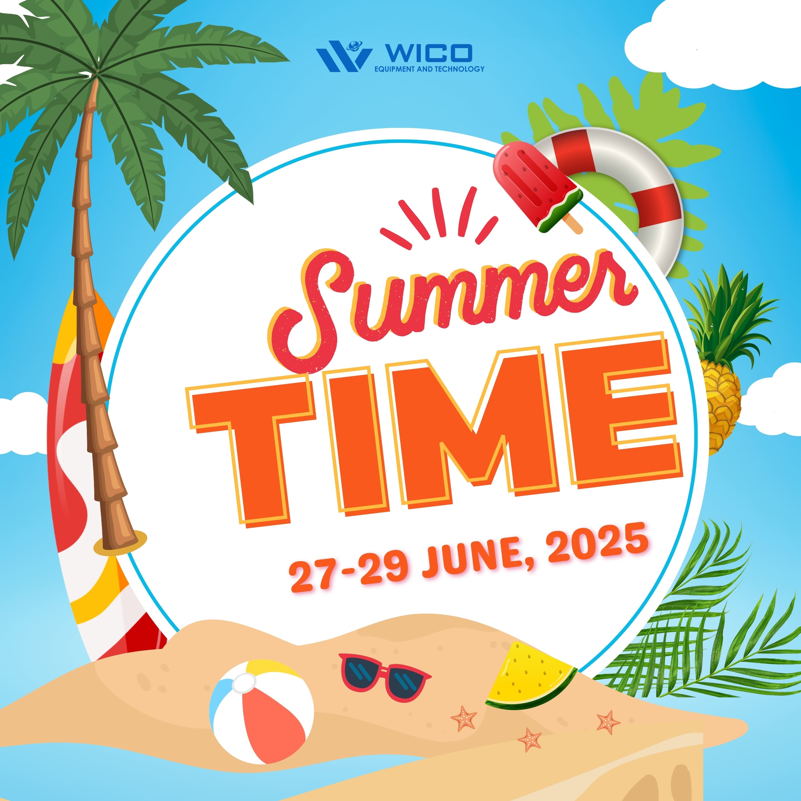 WICO Thông Báo Du Lịch Hè 2025
