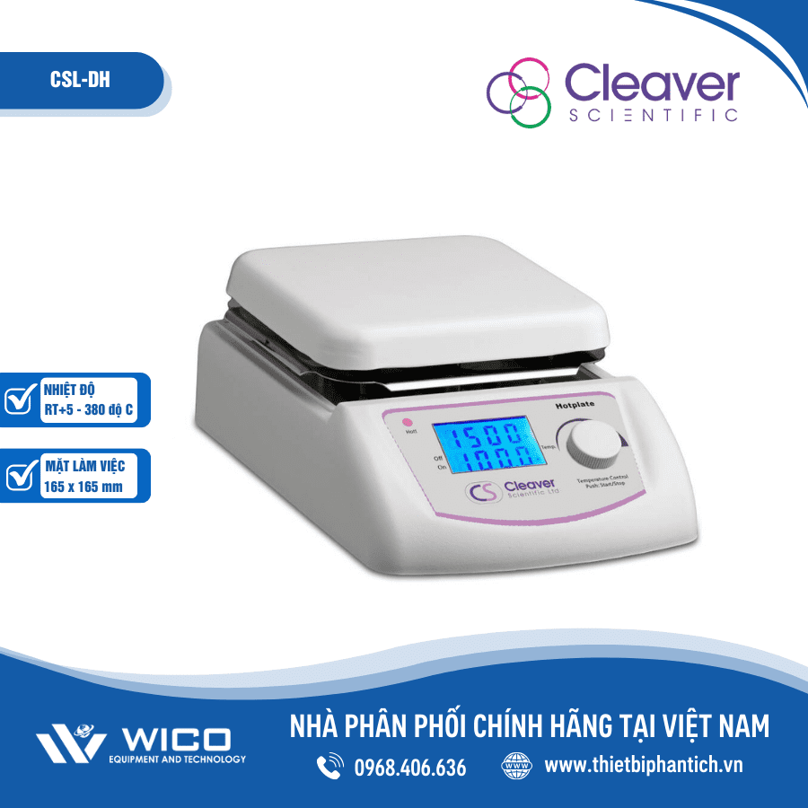 Bếp gia nhiệt hiện số Cleaver Scientific CSL-DH