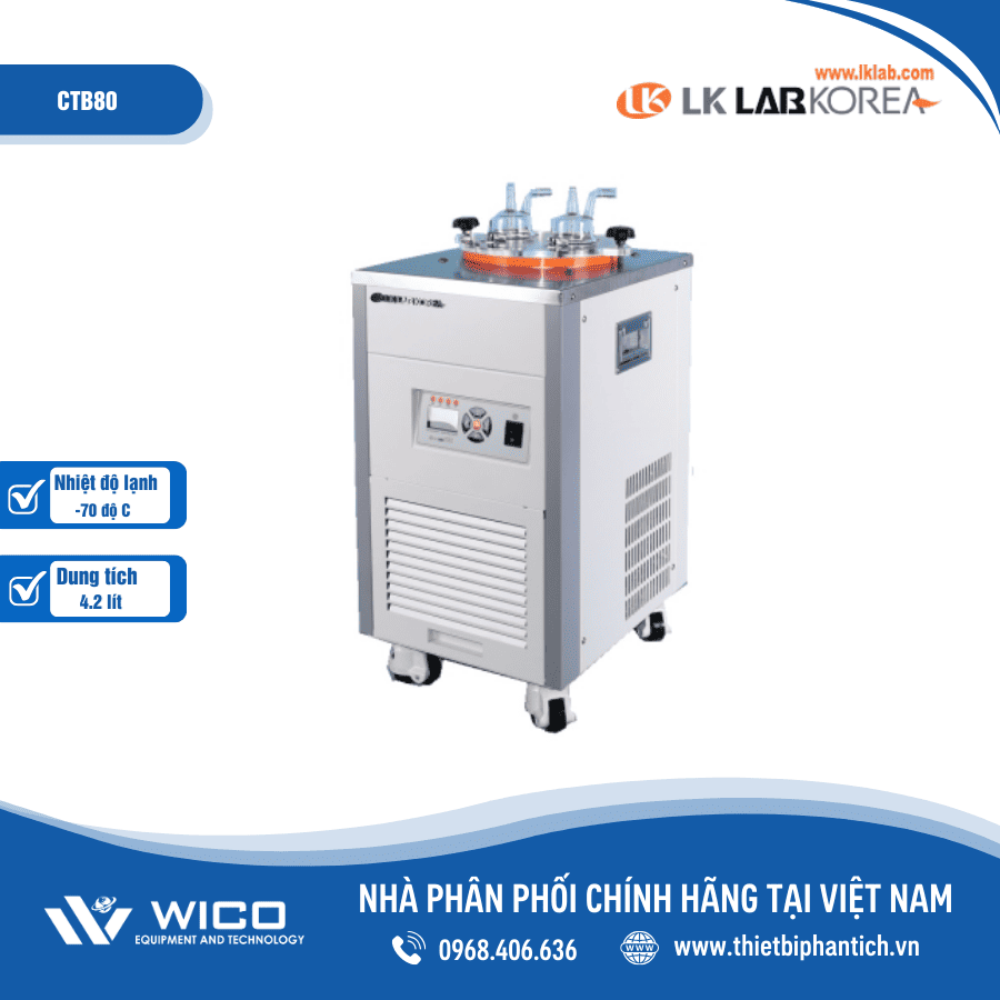 Bẫy làm lạnh -70 độ C LK Lab CTB80 | 4.2 lít