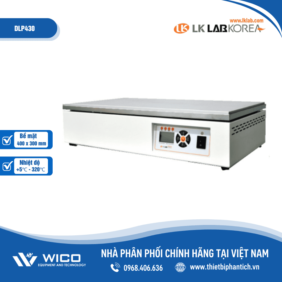 Bếp gia nhiệt LK Lab DLP430 | 400 x 300 mm