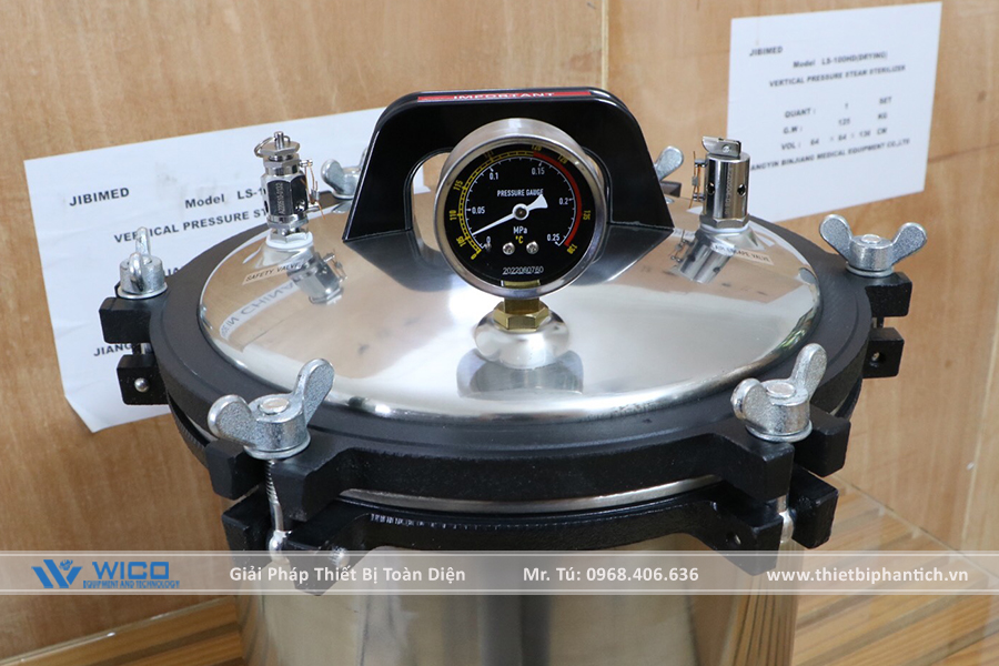 Đồng hồ đo áp suất Nồi hấp Jibimed YX-LDJ
